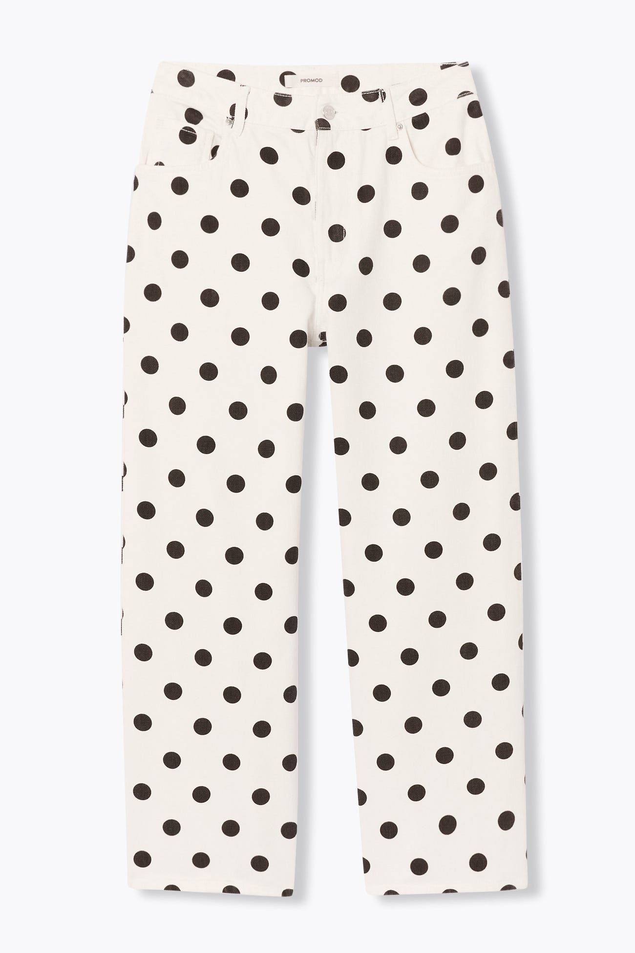 Pantalon large à pois Femme
