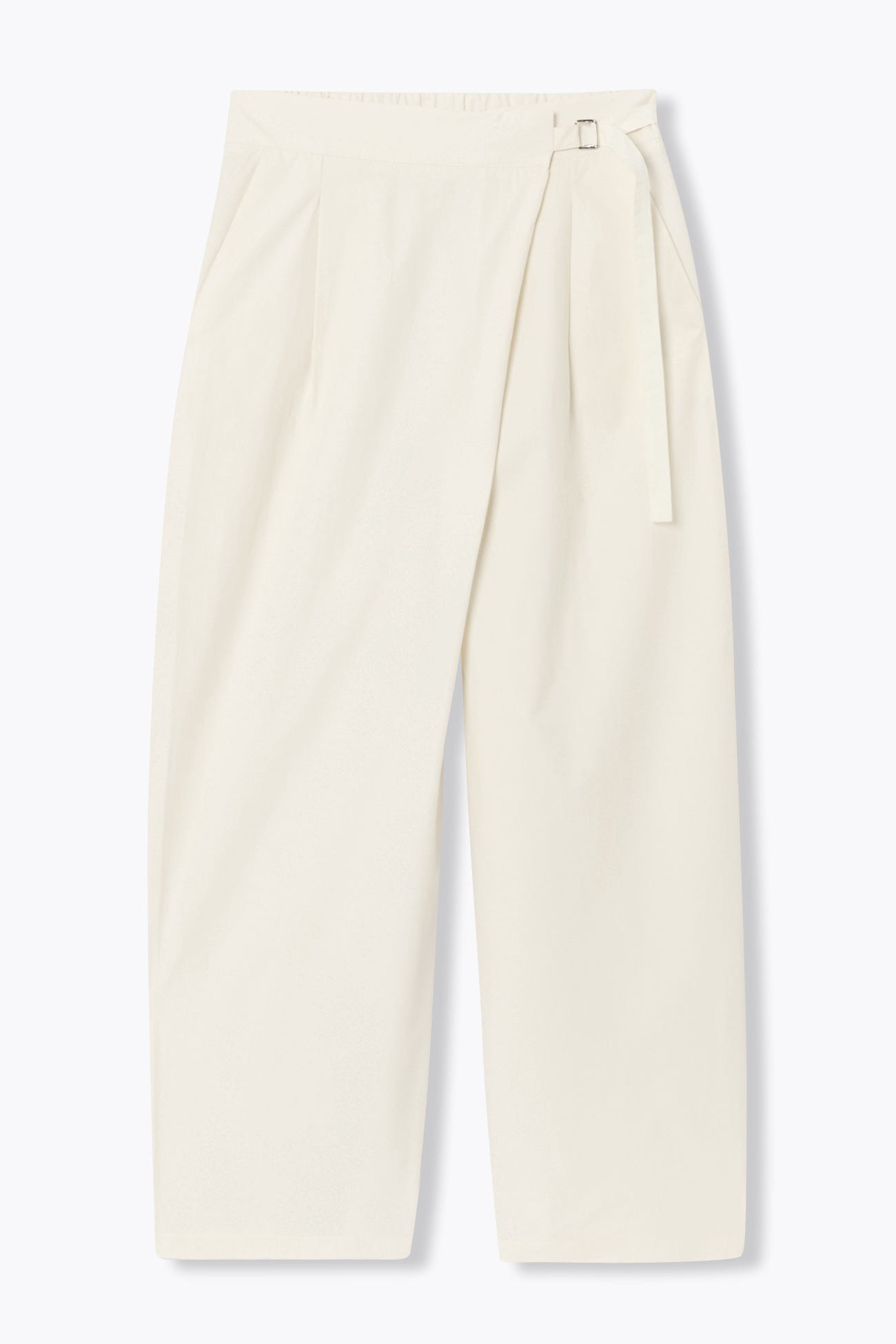 Pantalon large en toile