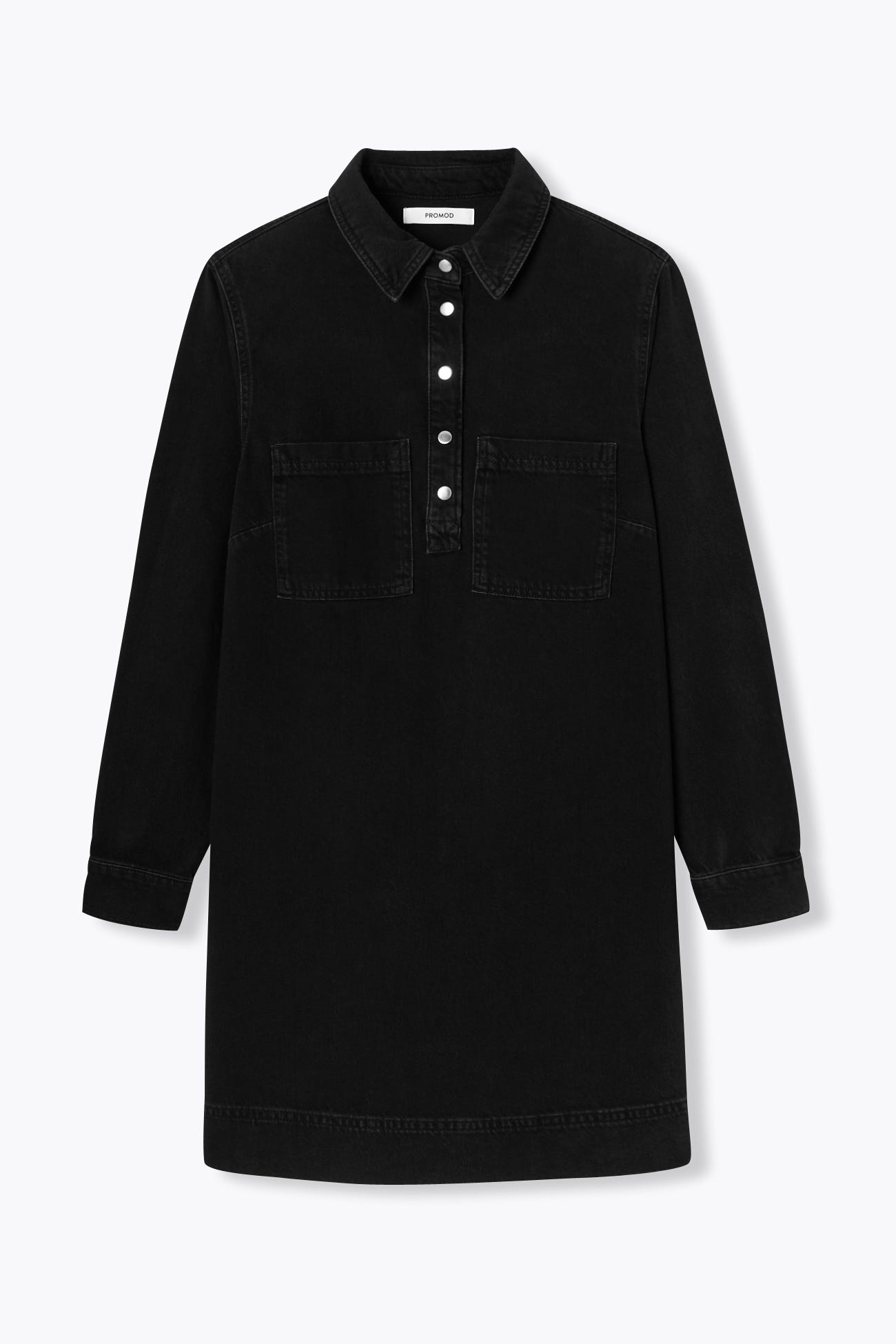 Robe courte en toile Femme