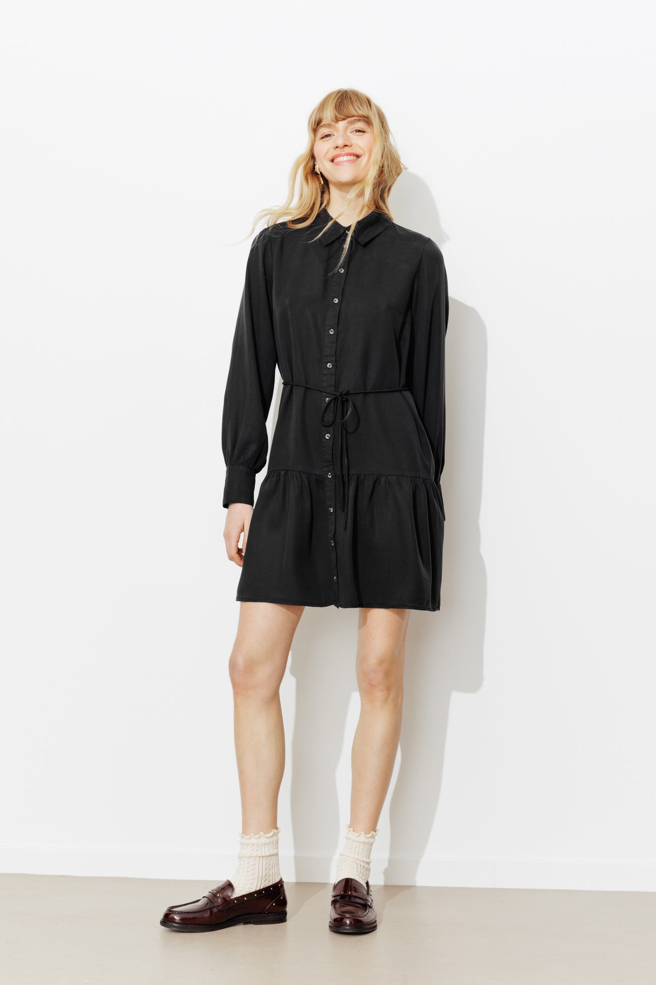 Robe-chemise courte Femme