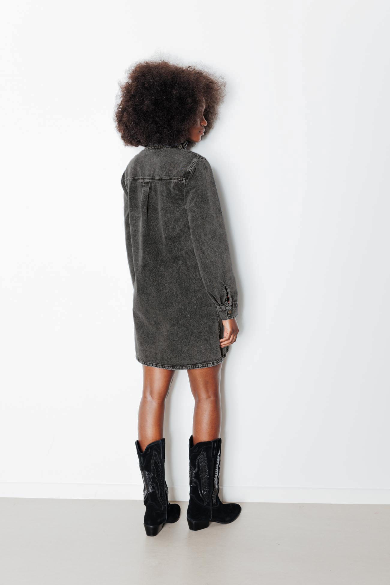 Robe courte en jean Femme