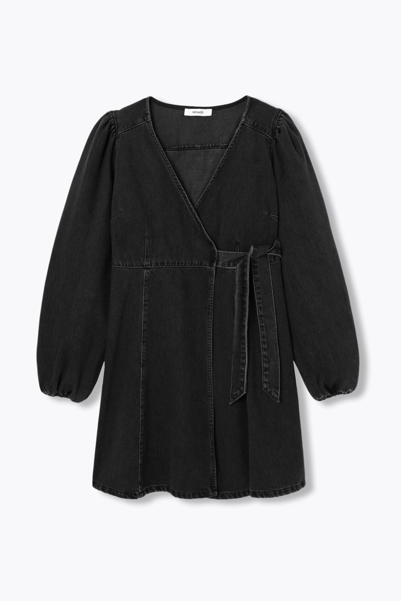 Vestido cruzado vaquero