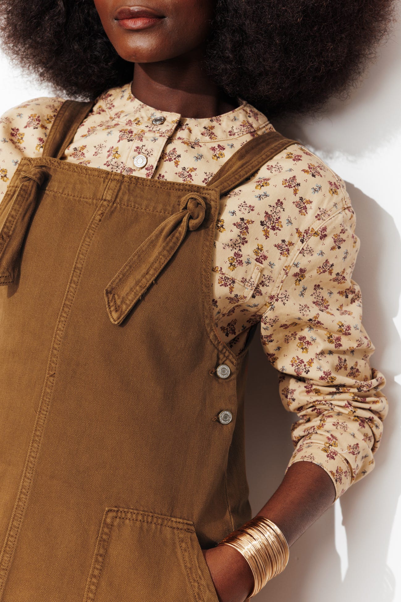 Robe courte unie Femme