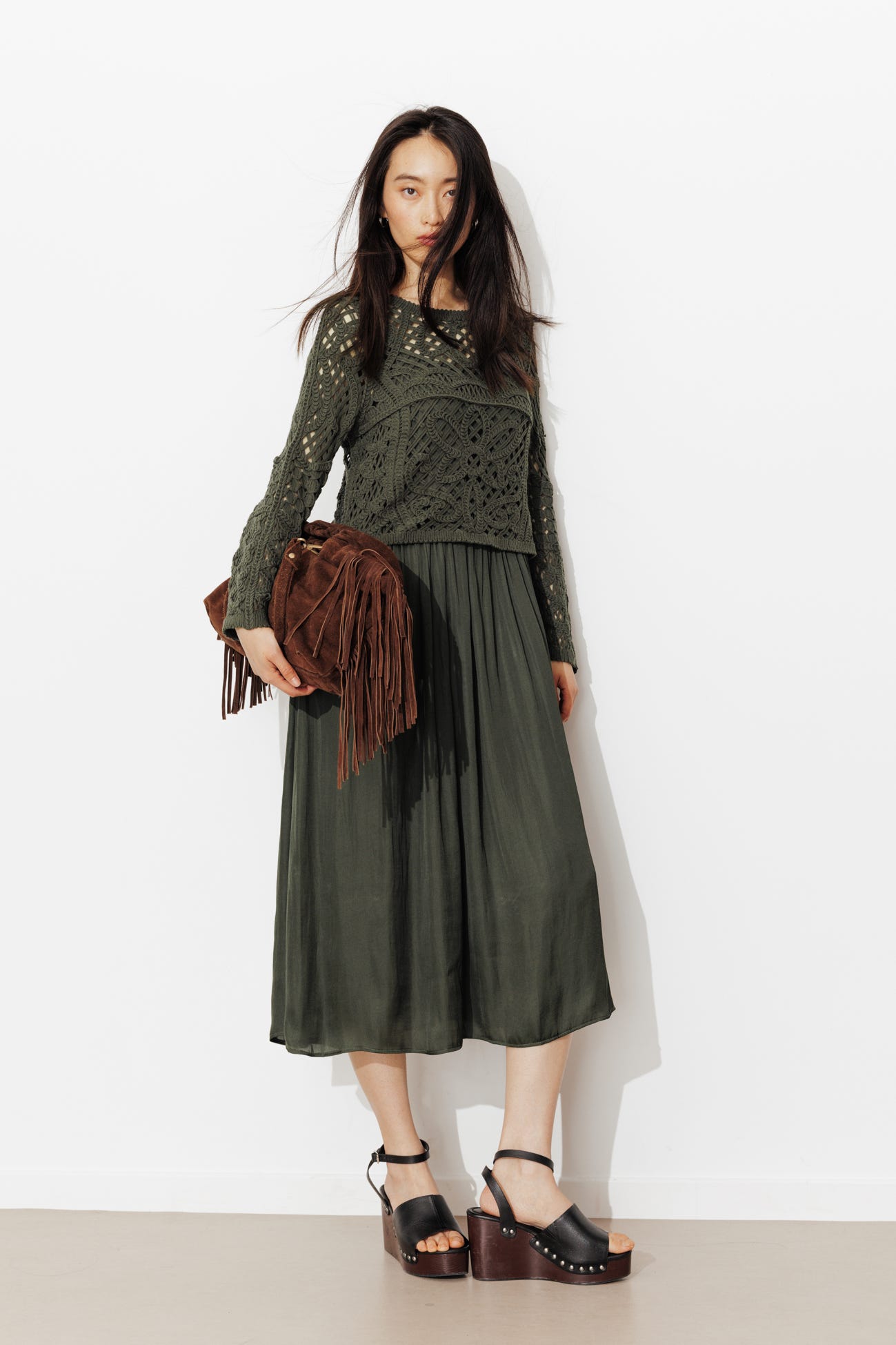 Robe longue 2 en 1 Femme