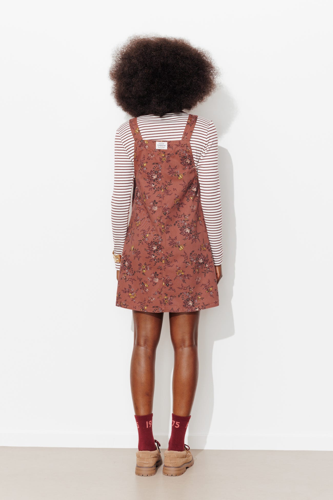 Robe courte imprimée fleurie