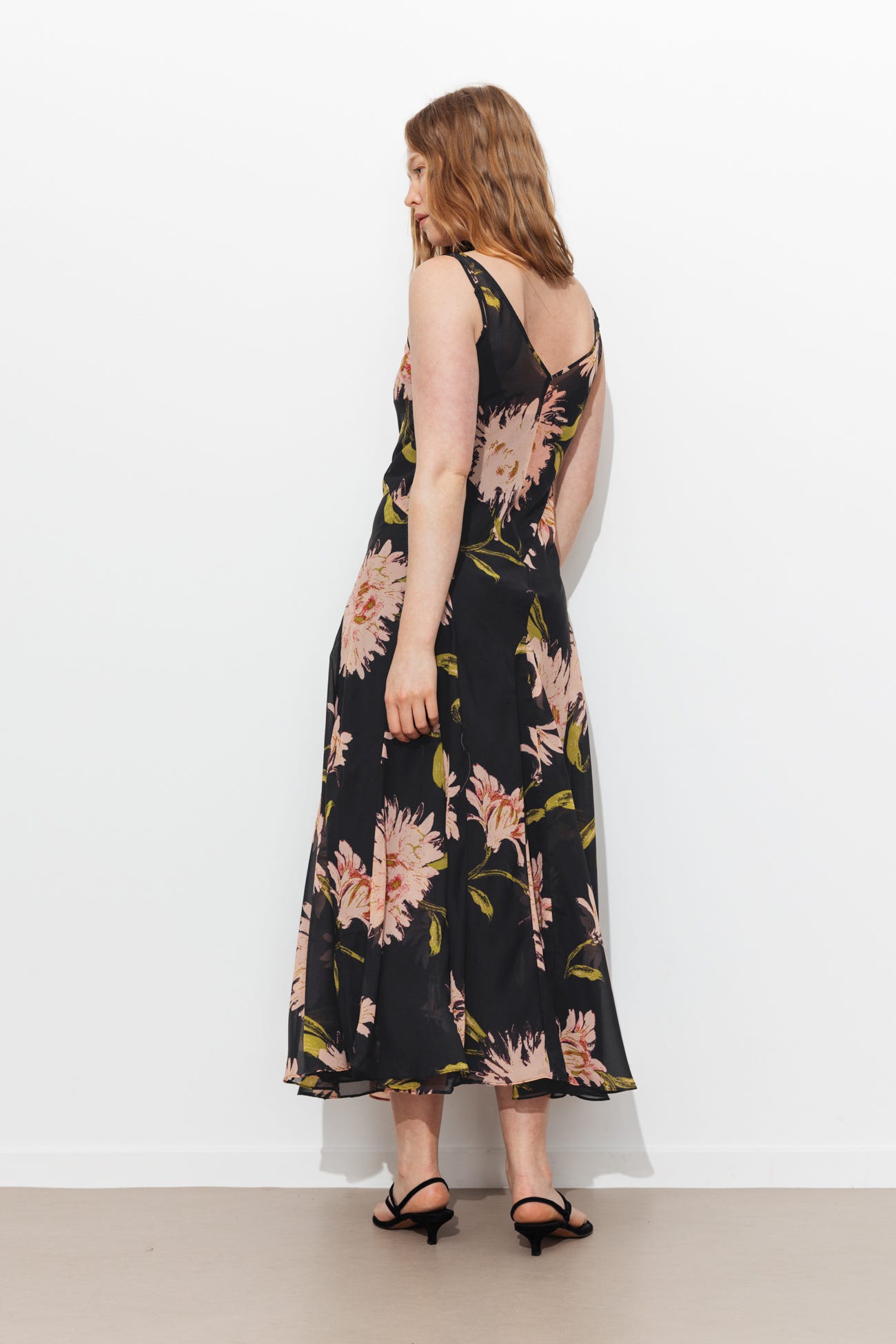 Robe longue imprimée Femme