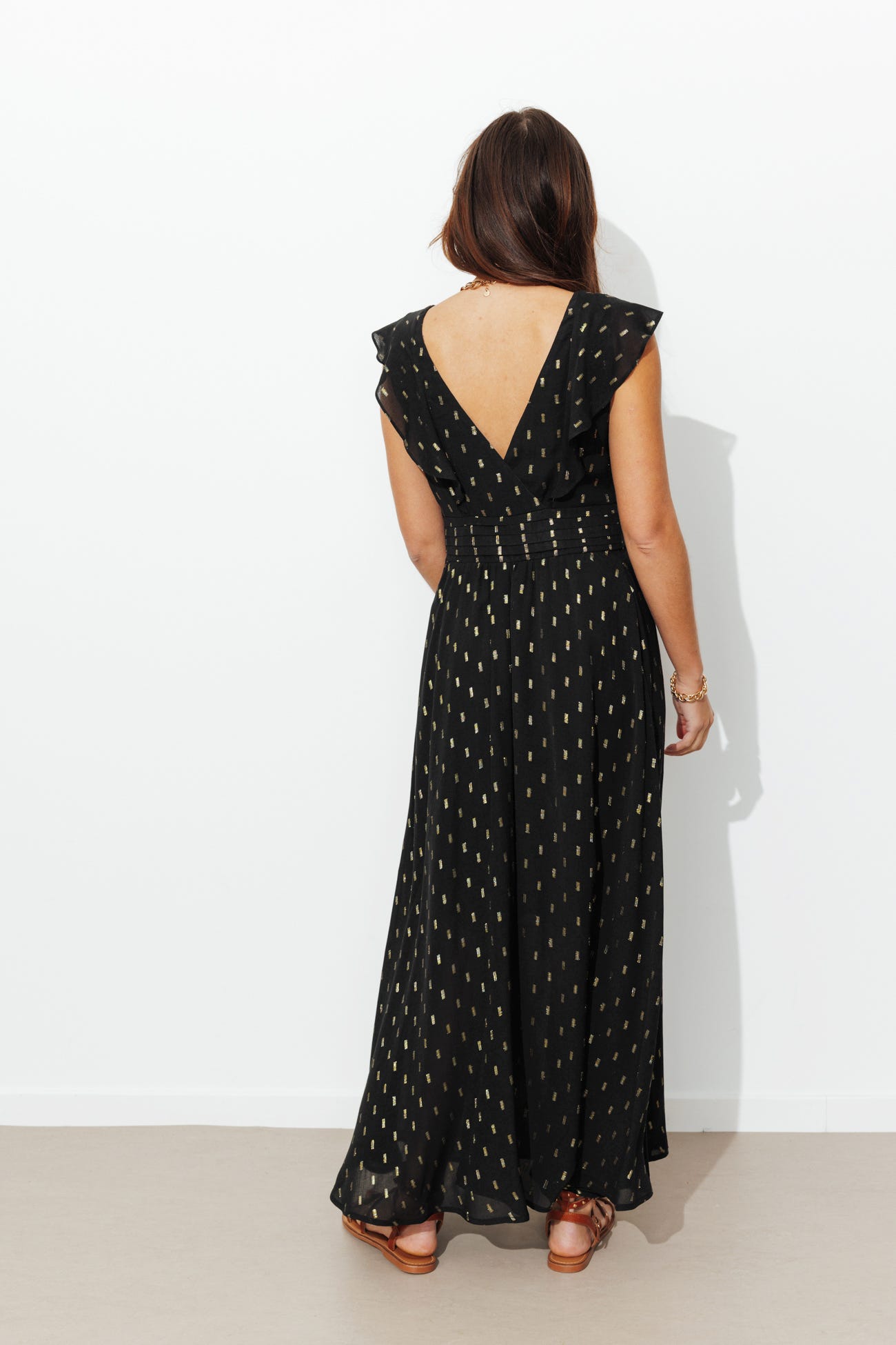 Robe longue irisée Femme