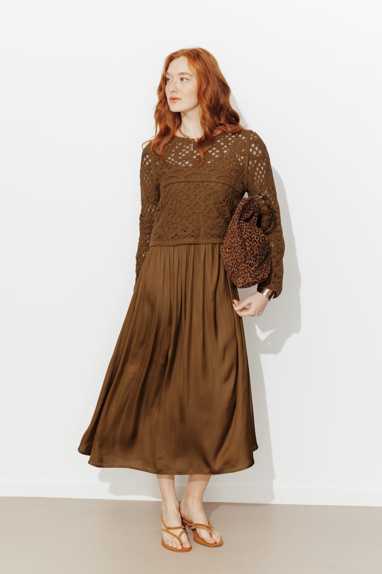 Robe longue 2 en 1 Femme