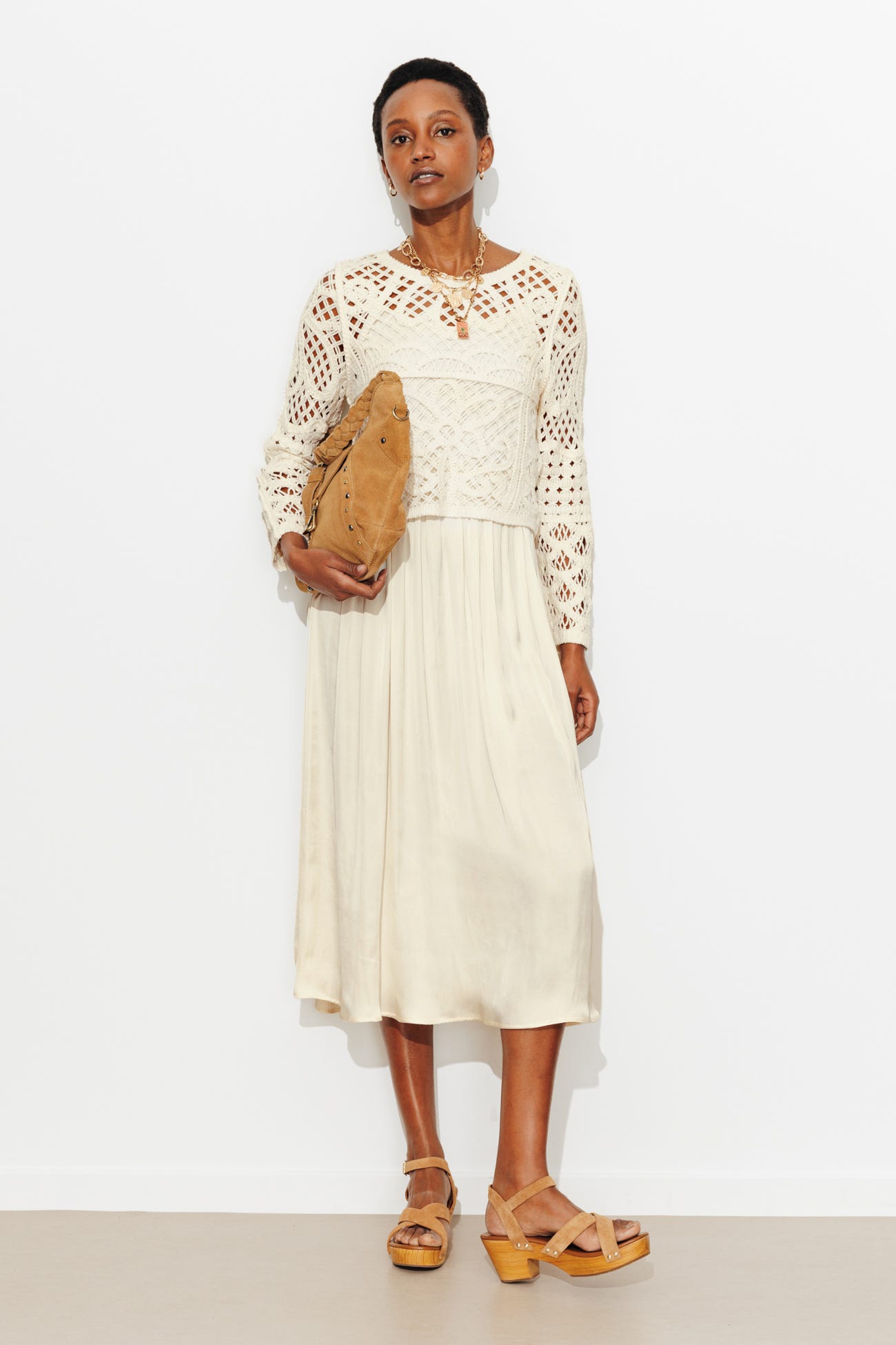 Robe longue 2 en 1 Femme