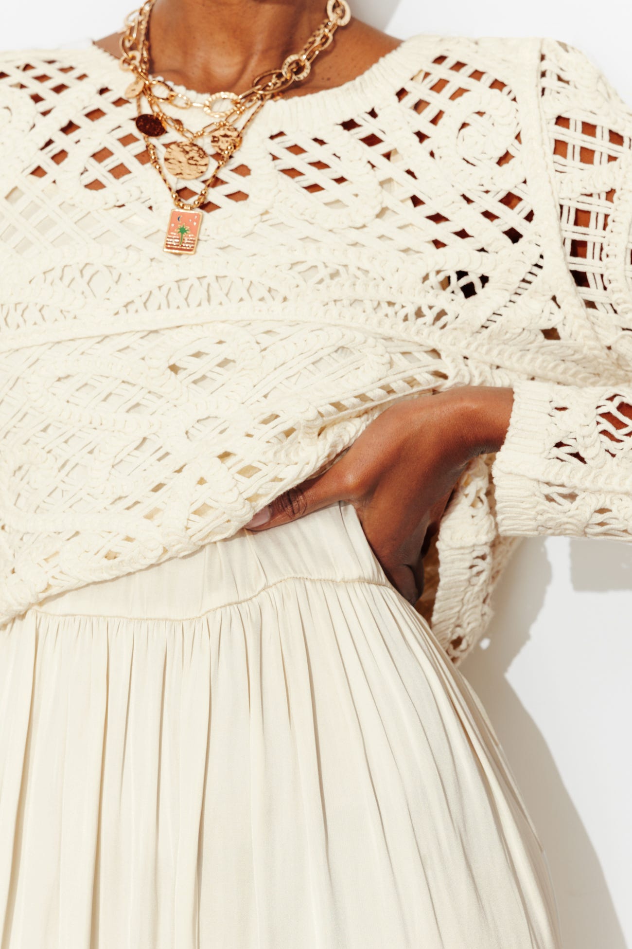 Robe longue 2 en 1 Femme