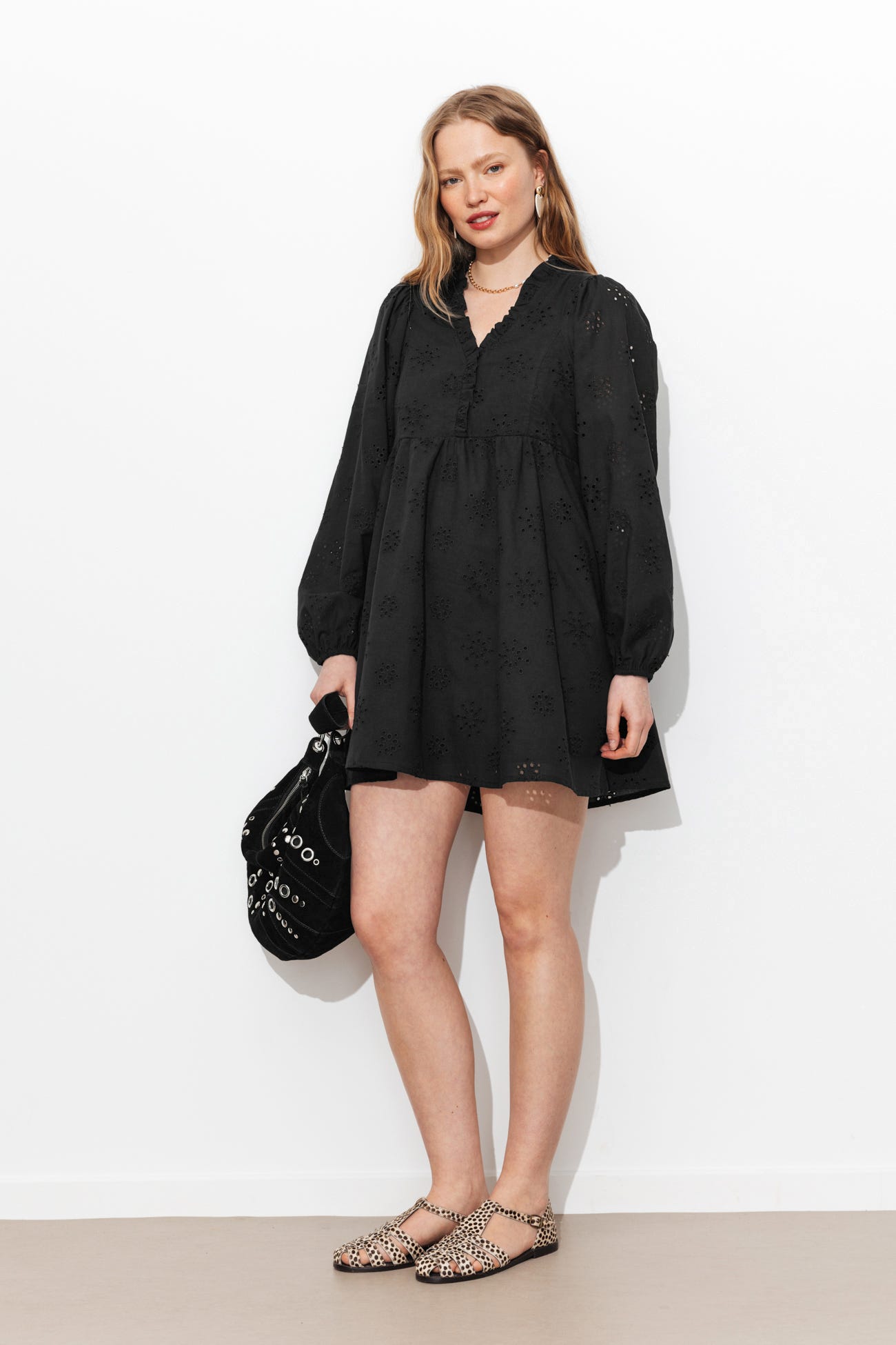 Robe en broderie anglaise