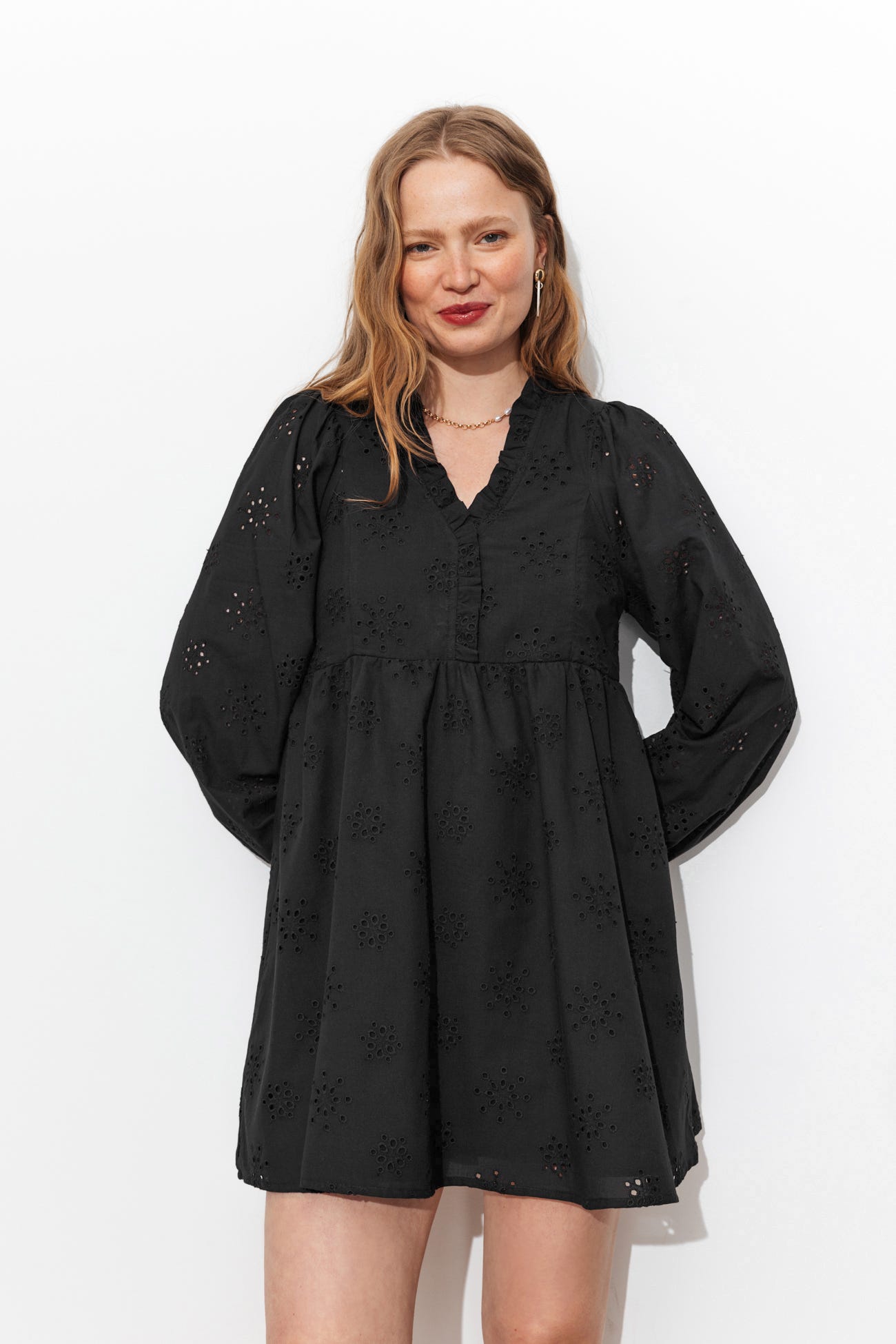 Robe en broderie anglaise