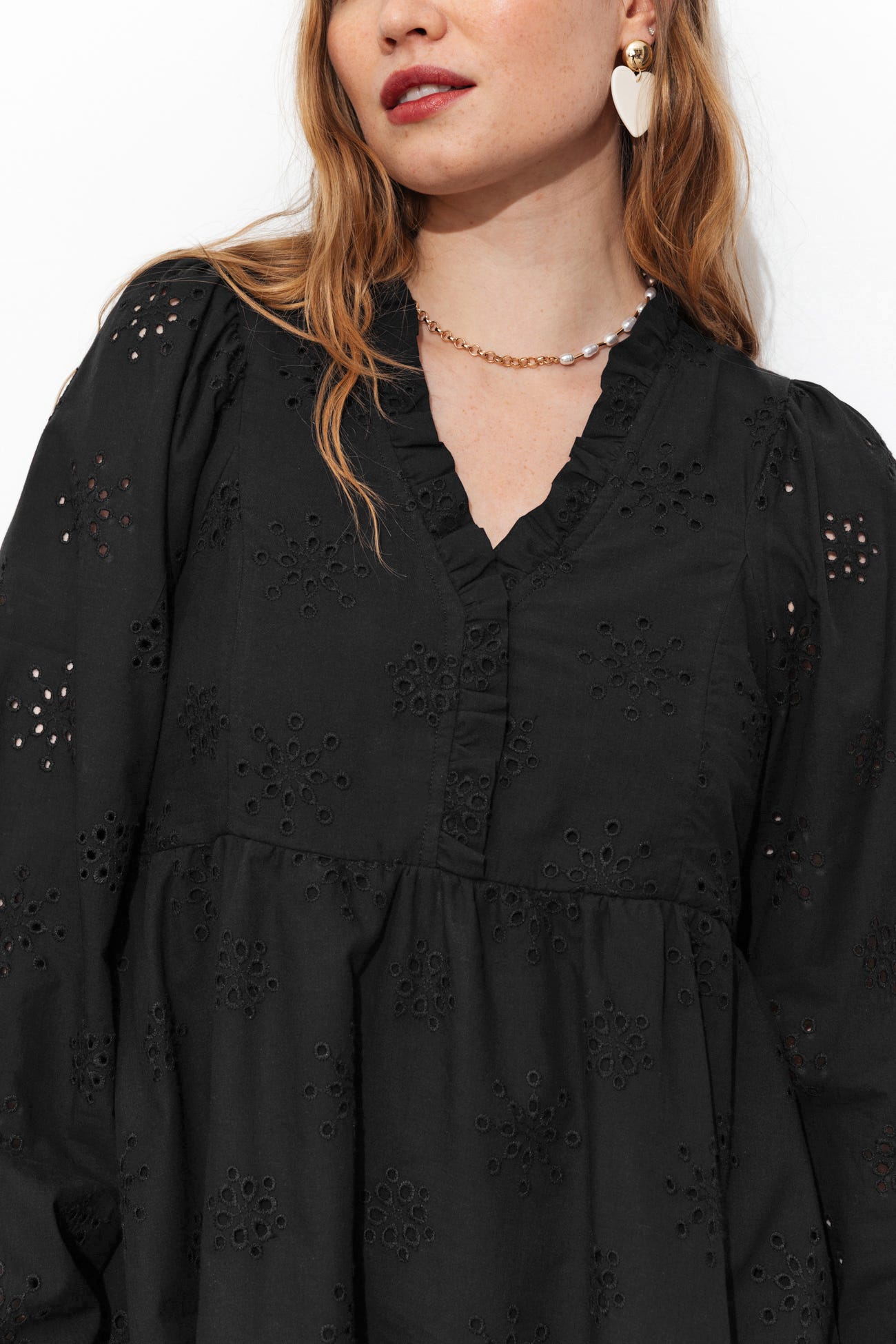 Robe en broderie anglaise