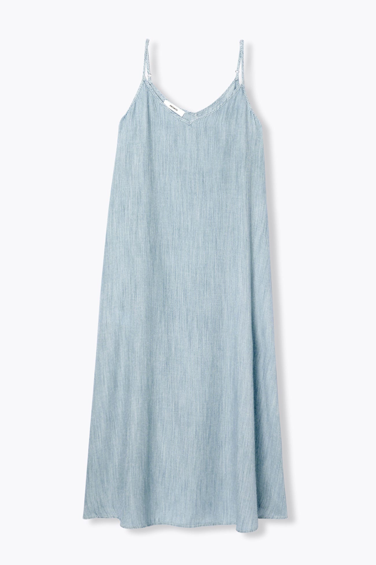 Robe longue à rayures Femme