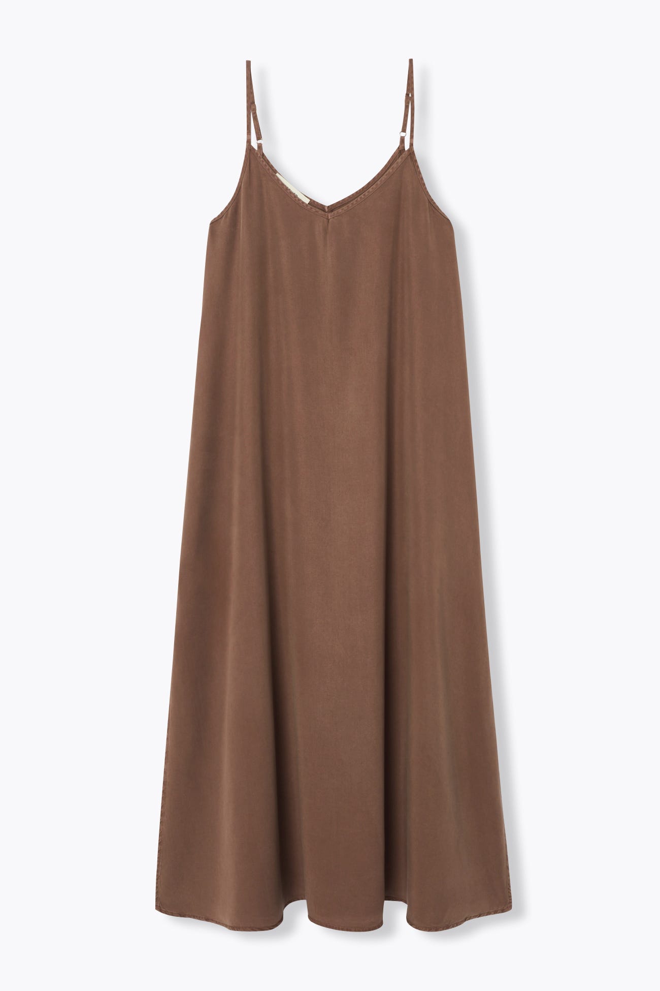 Długa sukienka z lyocellu