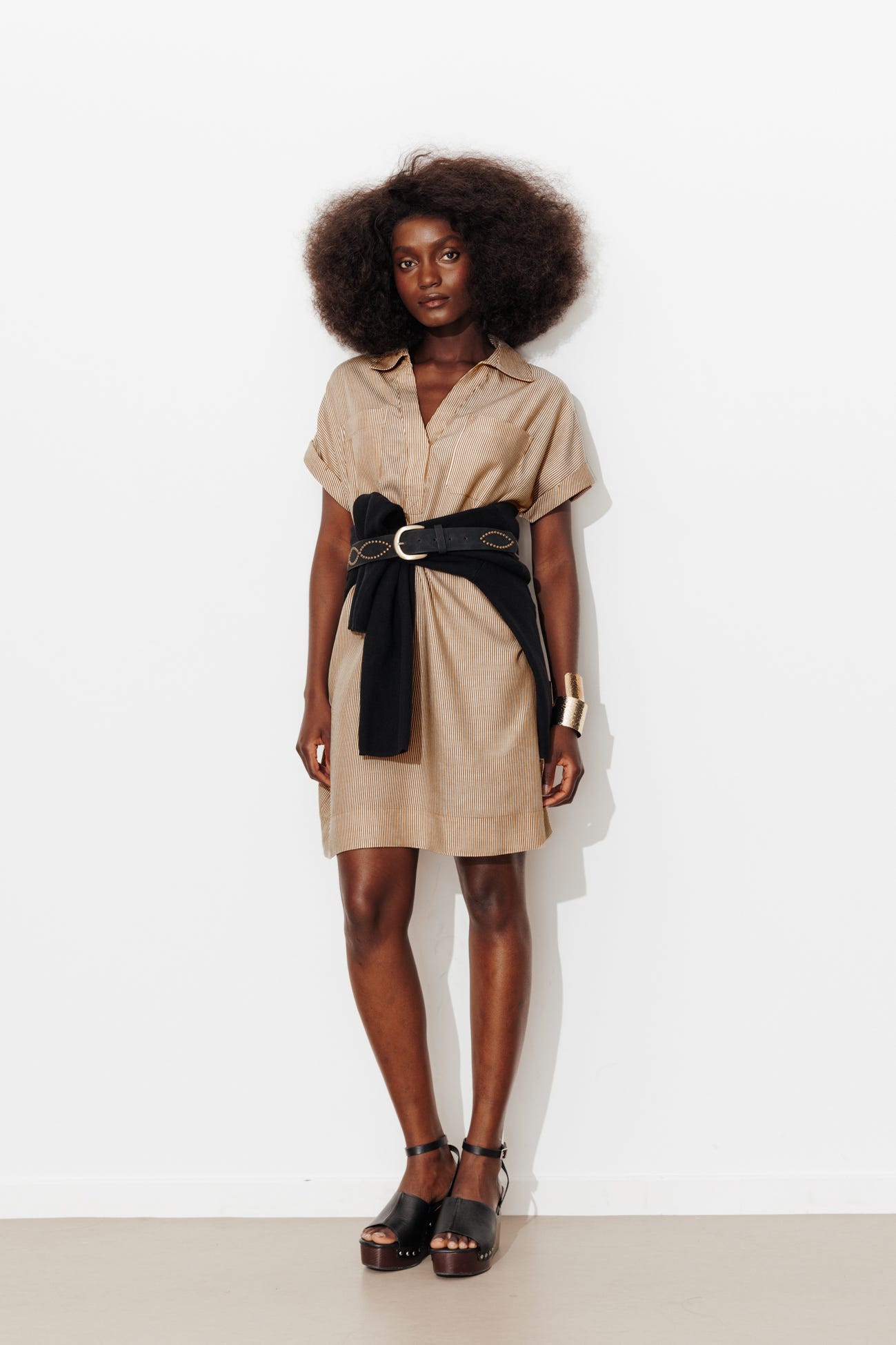 Robe-tunique rayée Femme