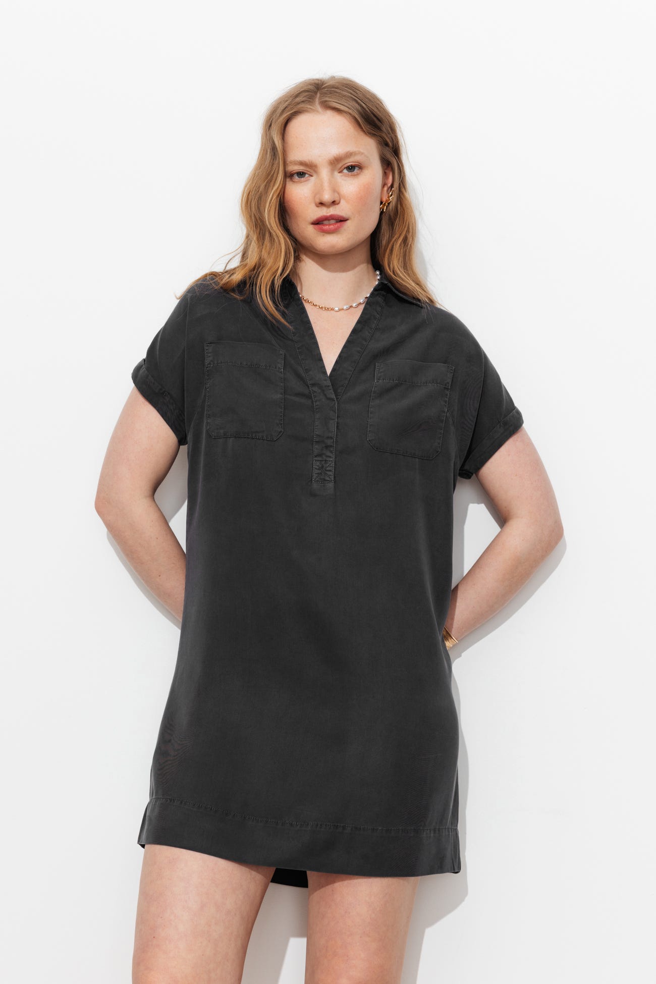 Robe-tunique en lyocell