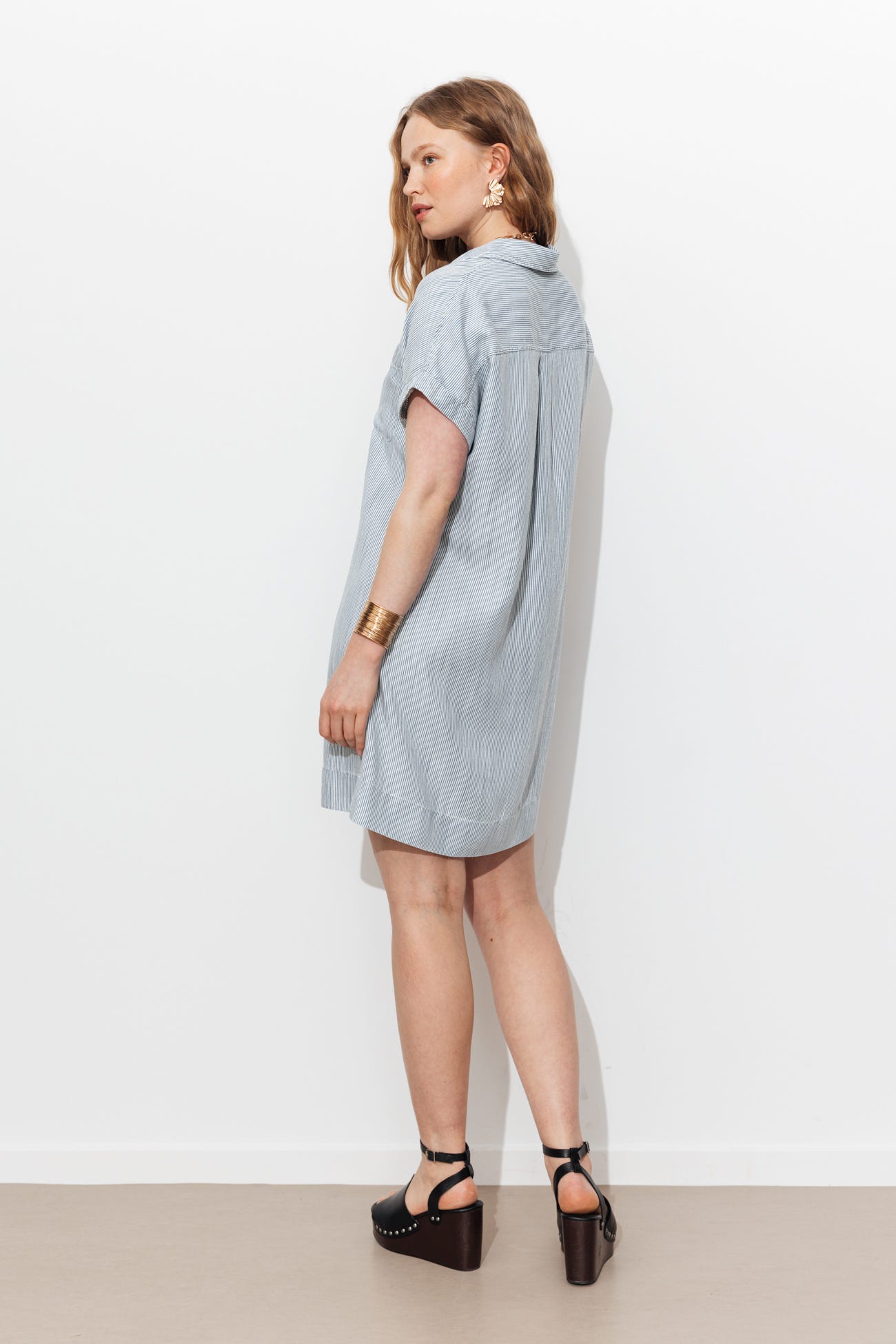 Robe-tunique rayée Femme