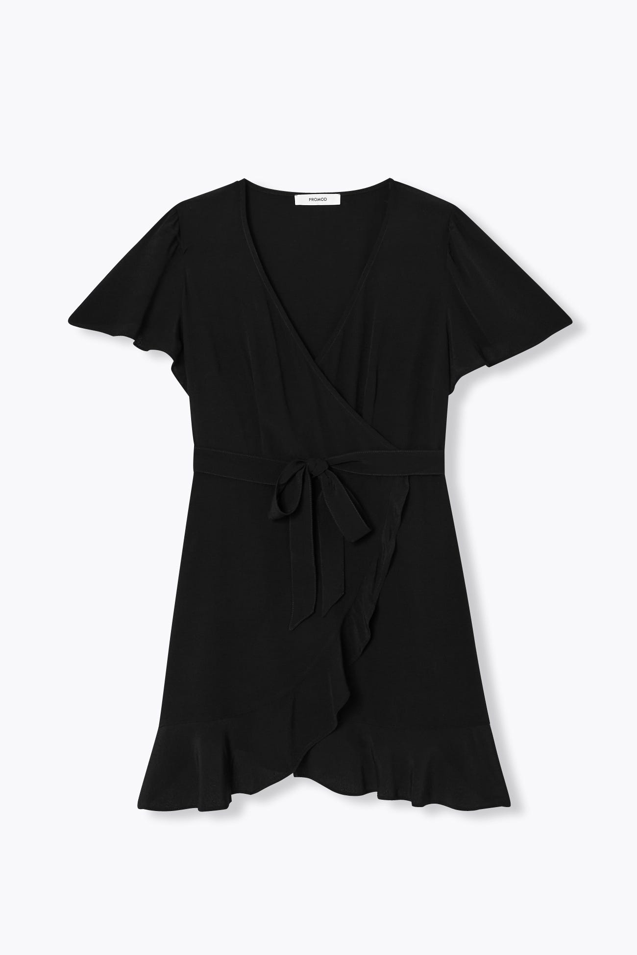 Robe courte volantée Femme