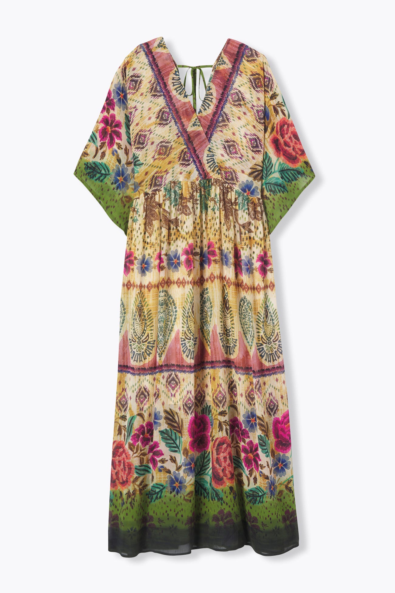 Robe longue imprimée Femme