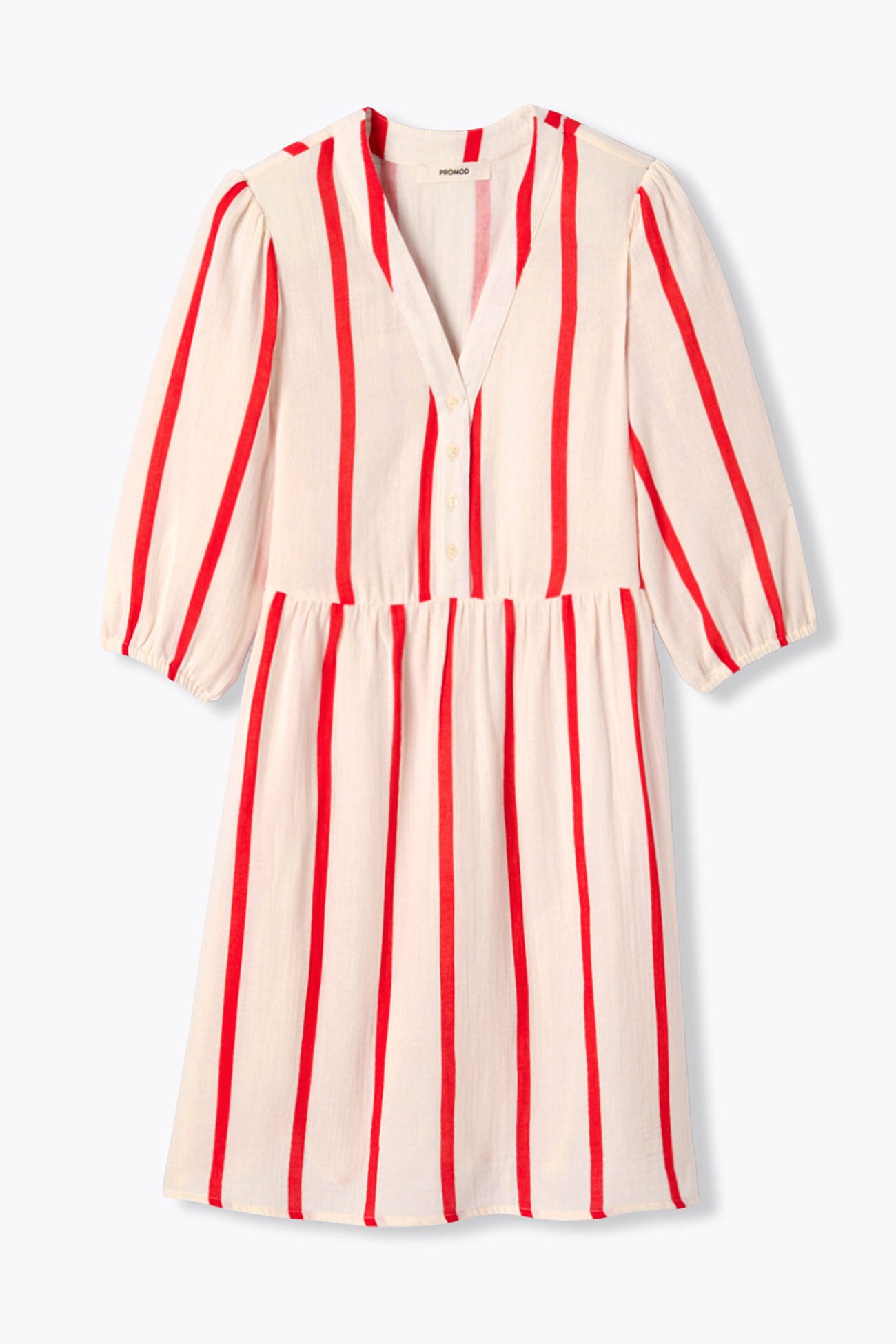 Robe courte en gaze de coton 