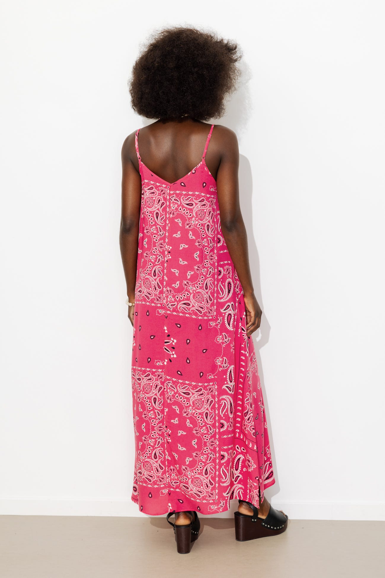 Robe longue motif bandana