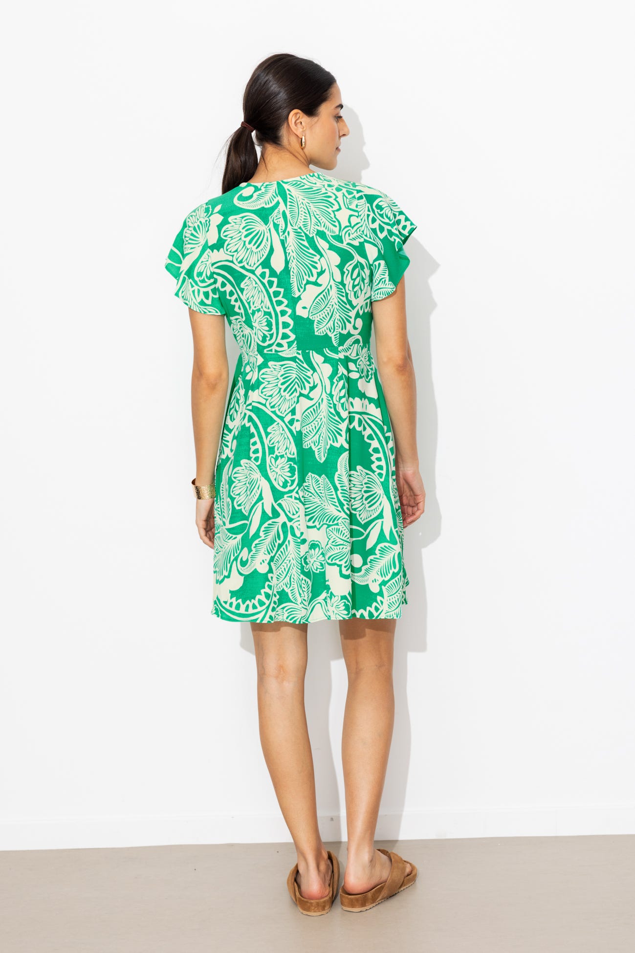 Robe courte et évasée Femme 