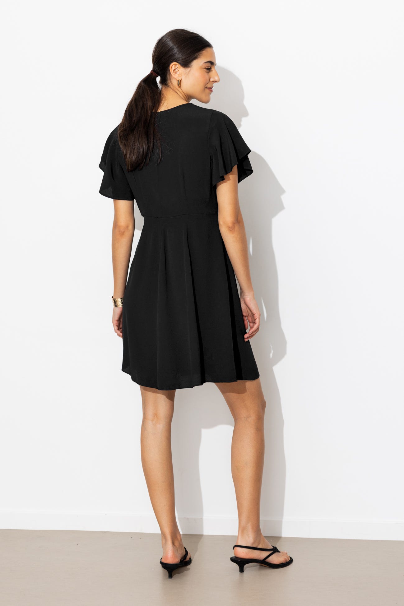 Robe courte et évasée Femme 