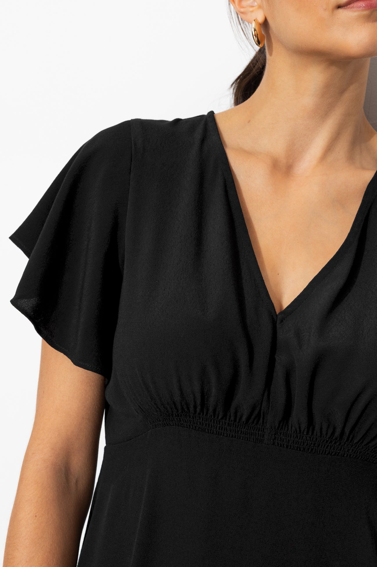 Robe courte et évasée Femme 