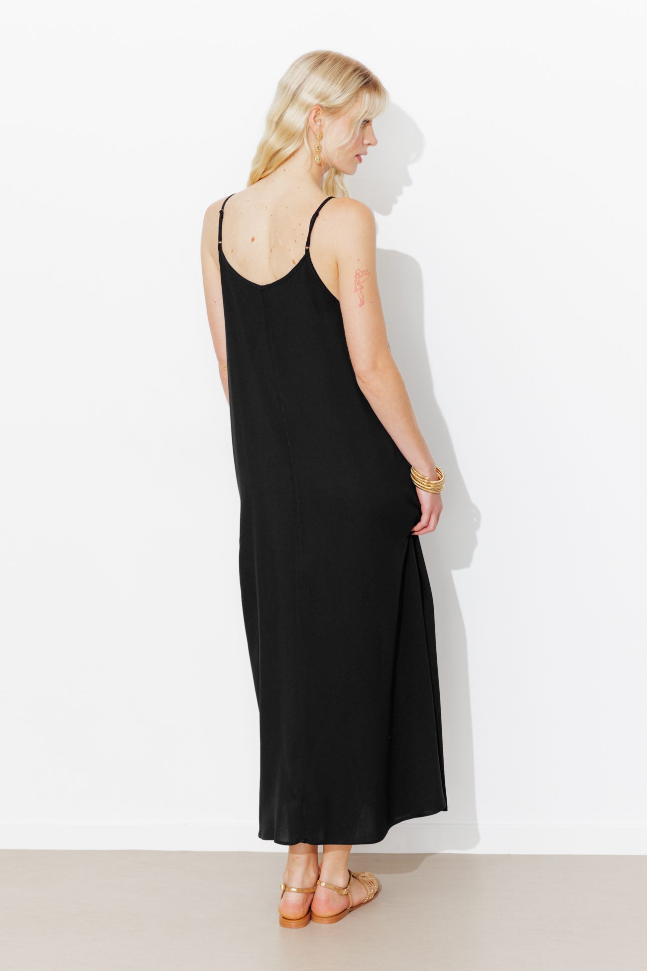 Robe longue à bretelles Femme