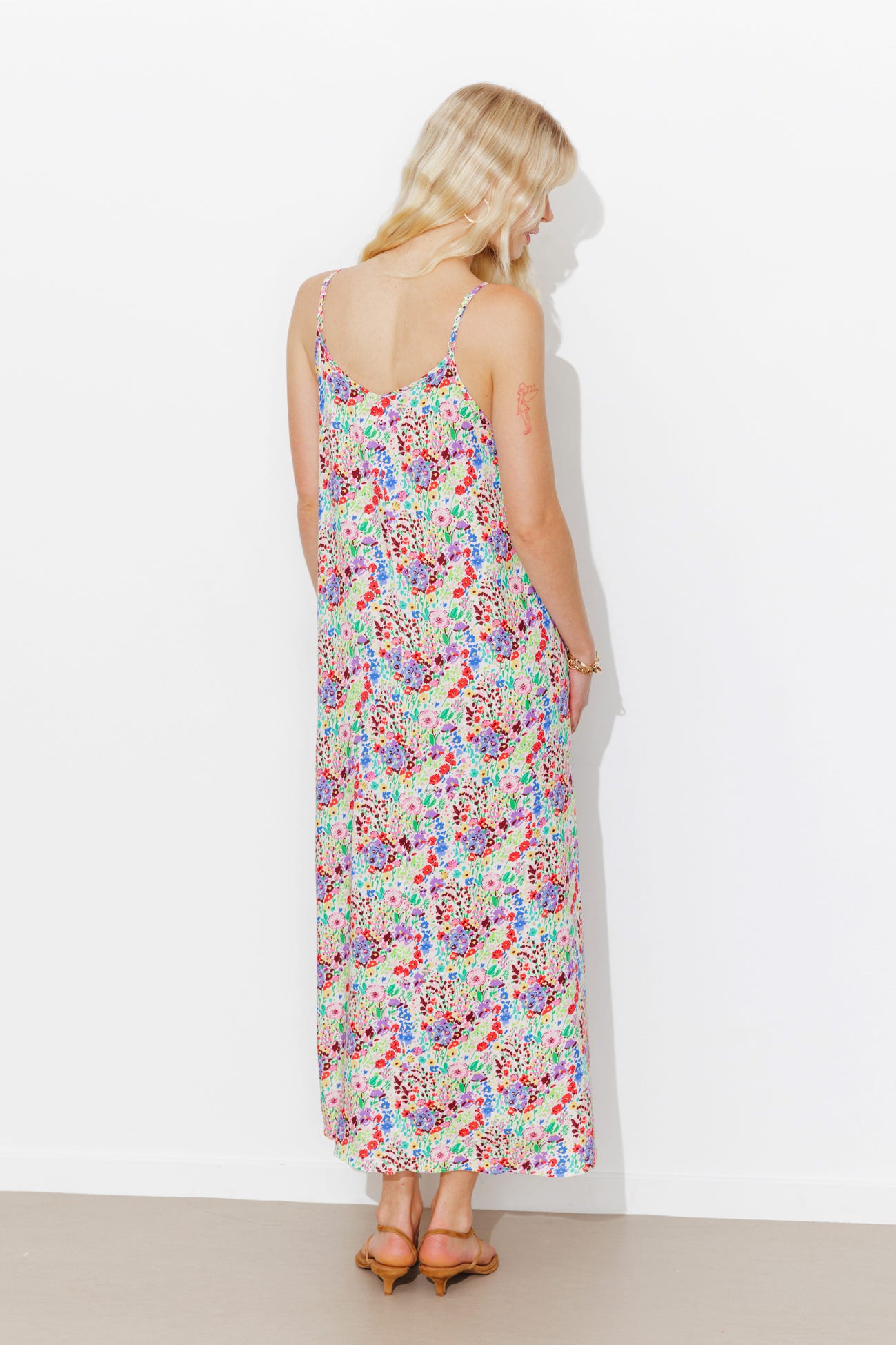 Robe longue à bretelles Femme