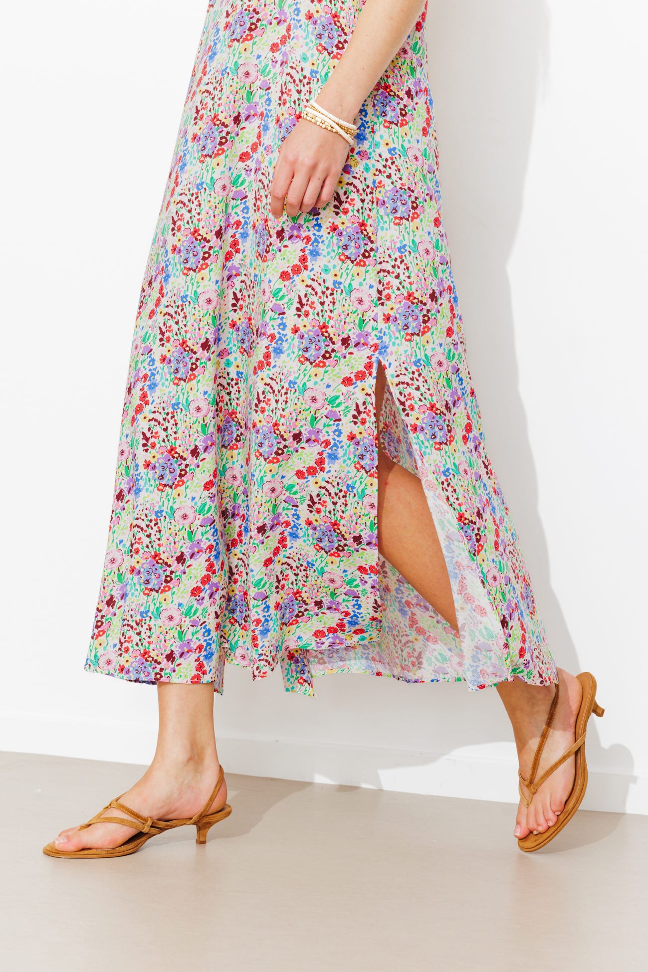 Robe longue à bretelles Femme