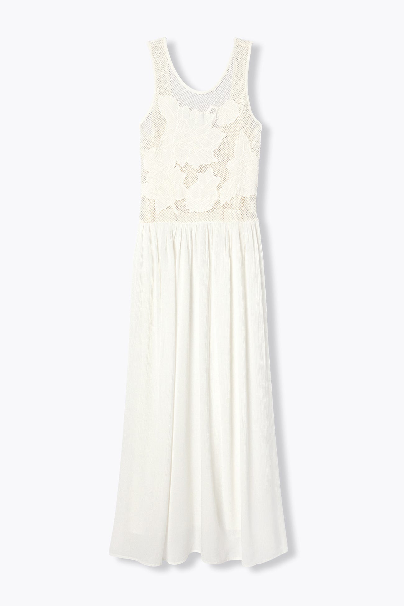 Vestido largo bordado