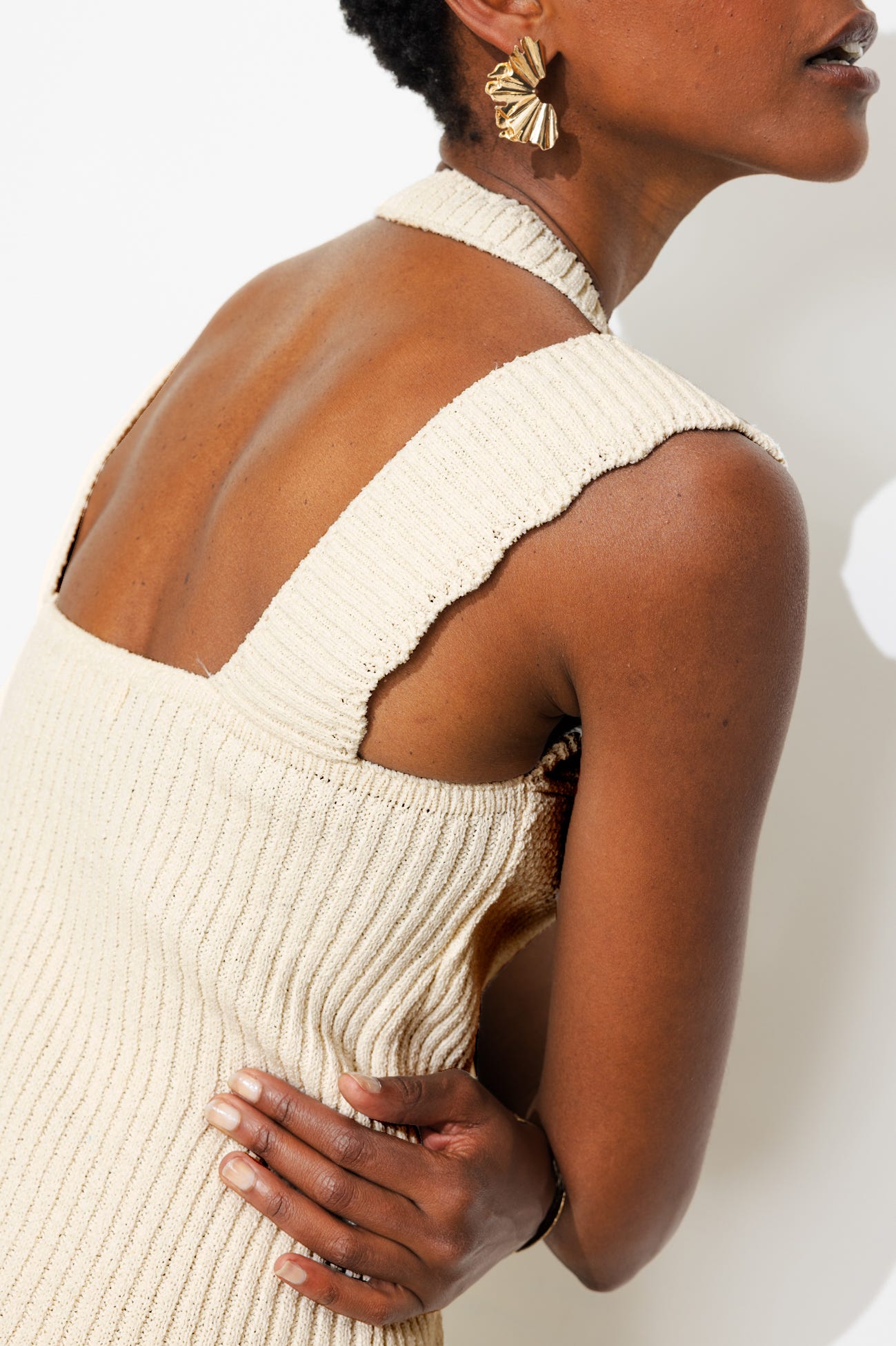 Robe-tube en maille Femme
