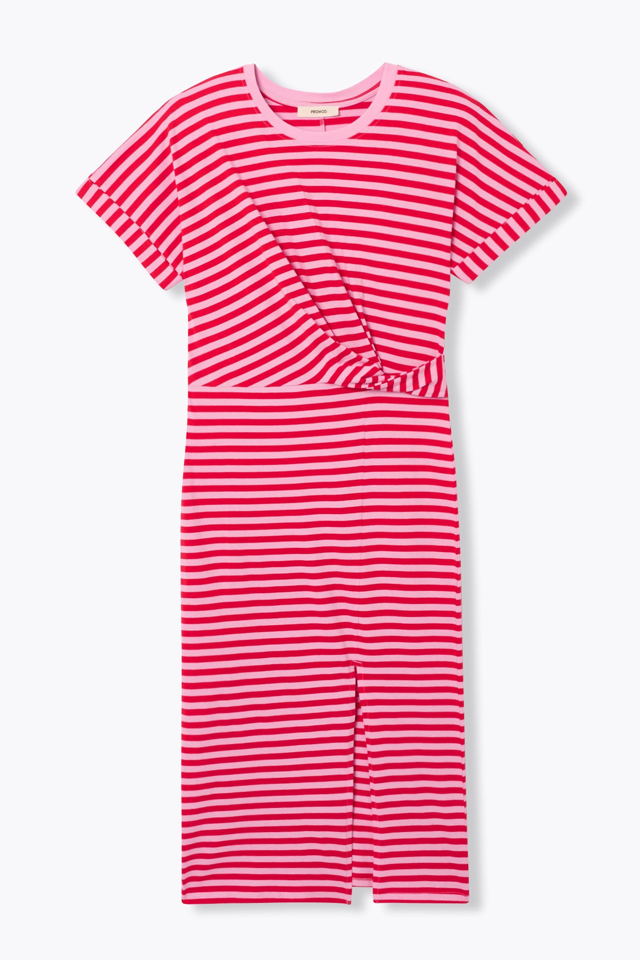 Robe tee-shirt rayée Femme