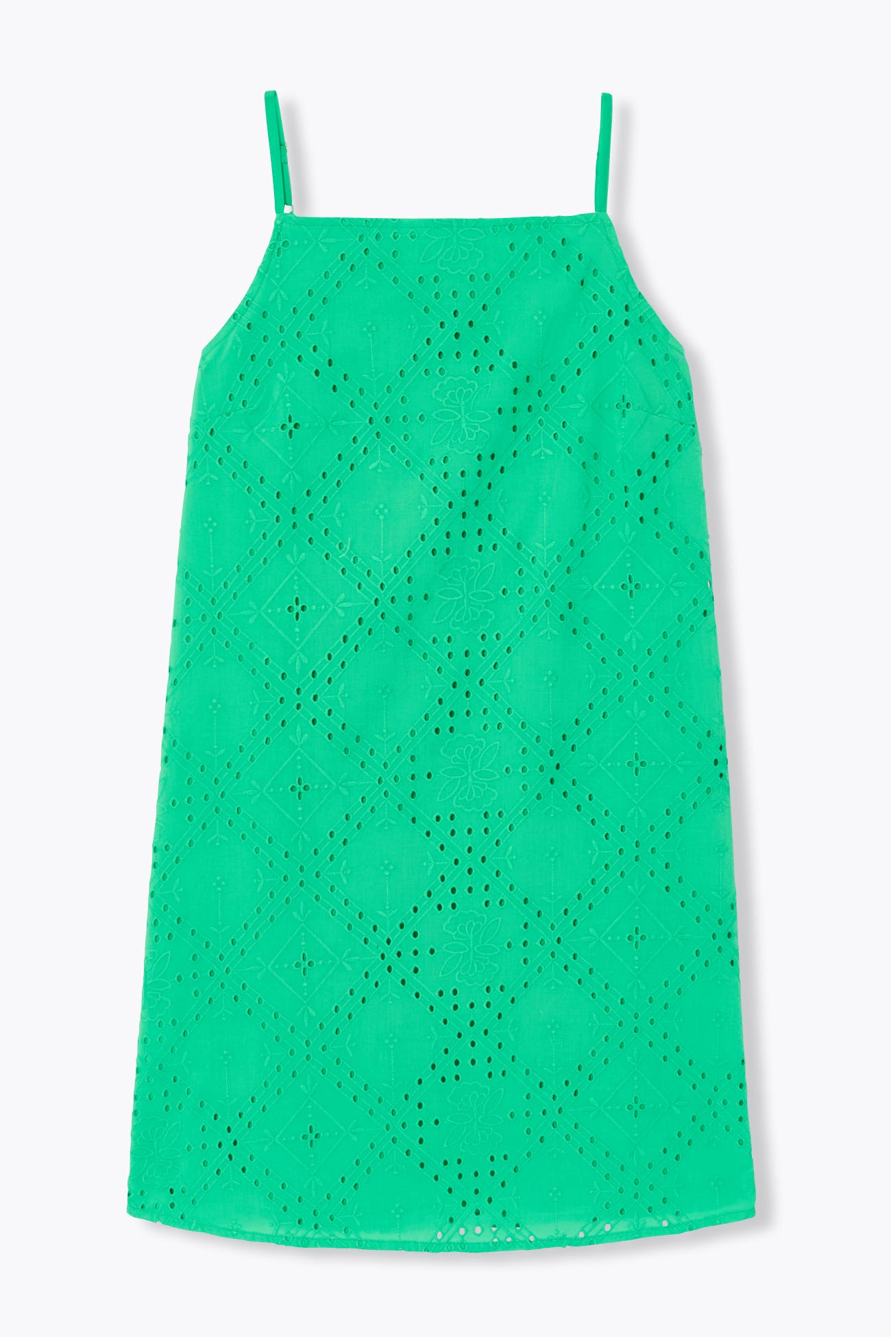 Robe courte broderie anglaise