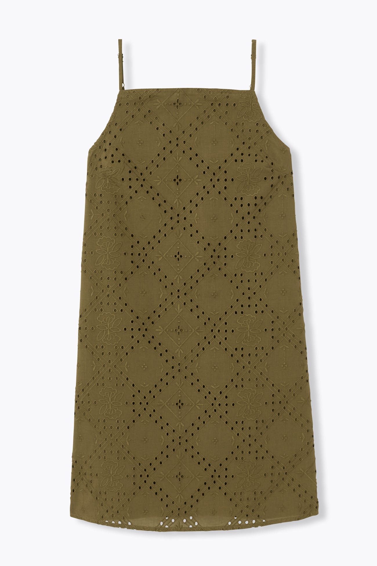 Robe courte broderie anglaise