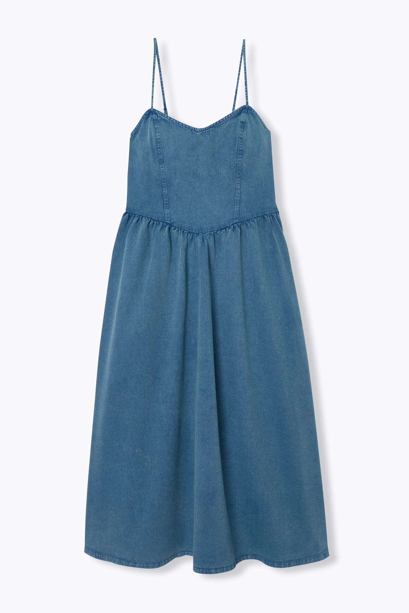 Midikleid mit Trägern