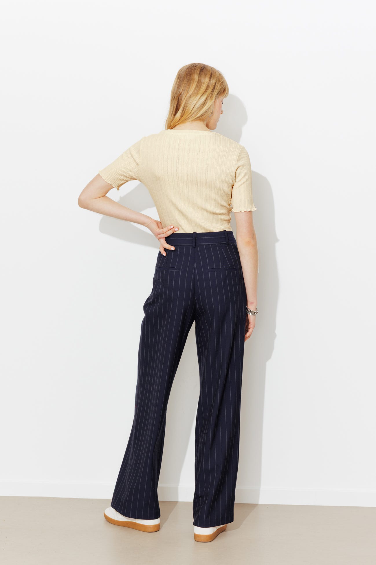 Camiseta acanalada calada