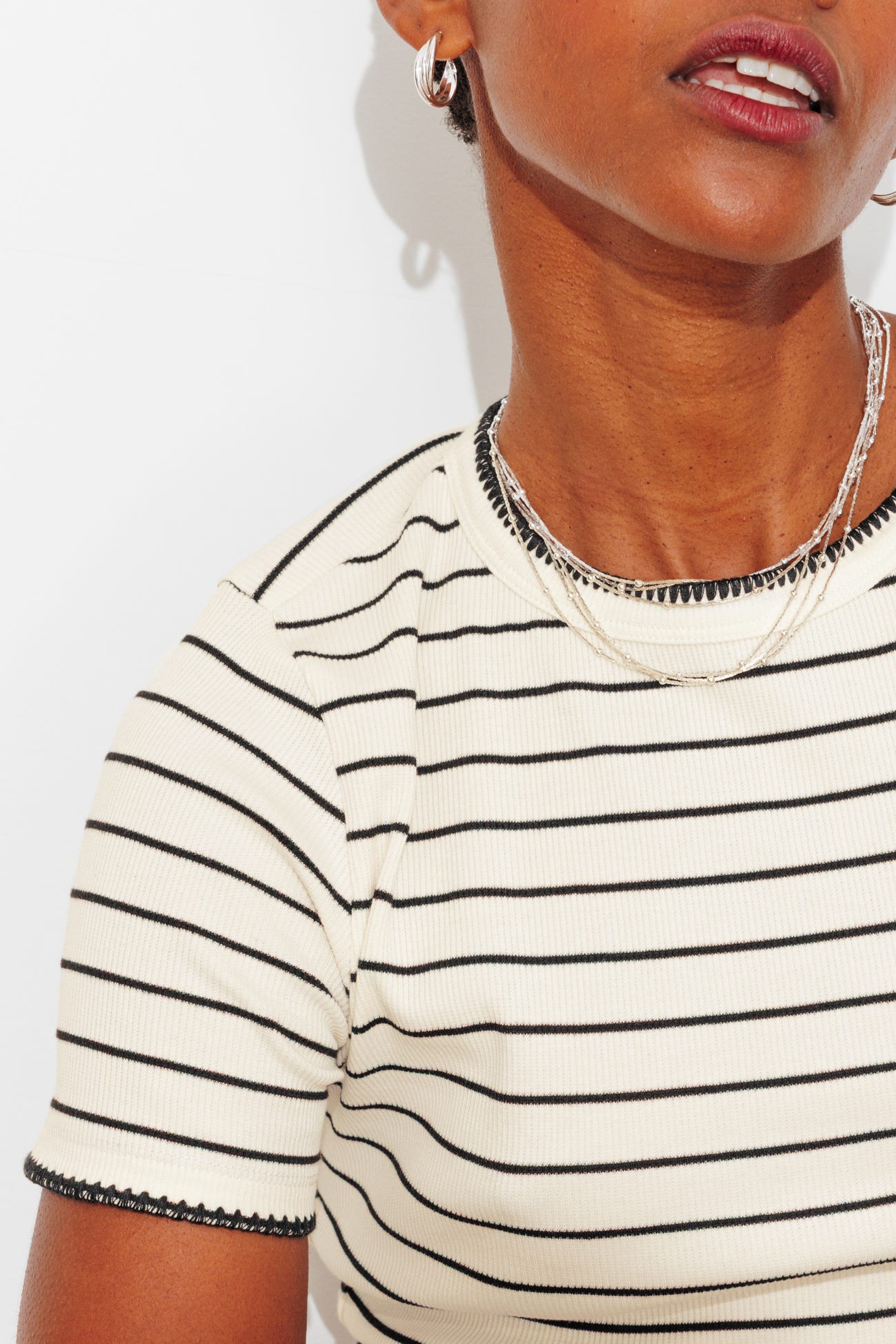 T-shirt in stile navy