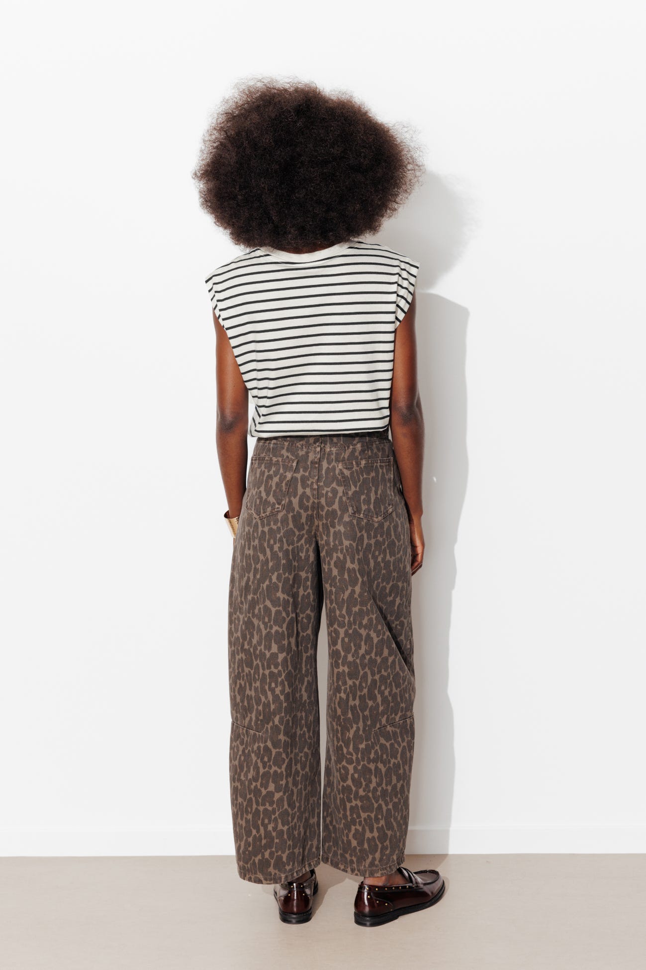 T-shirt rayé marinière Femme