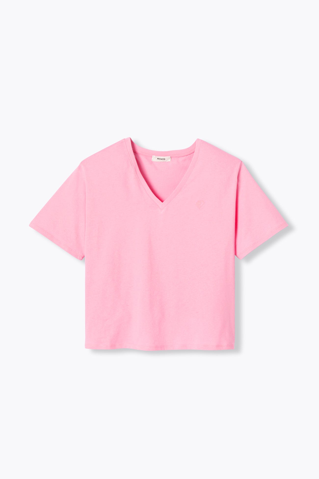 Camiseta básica cuello de pico