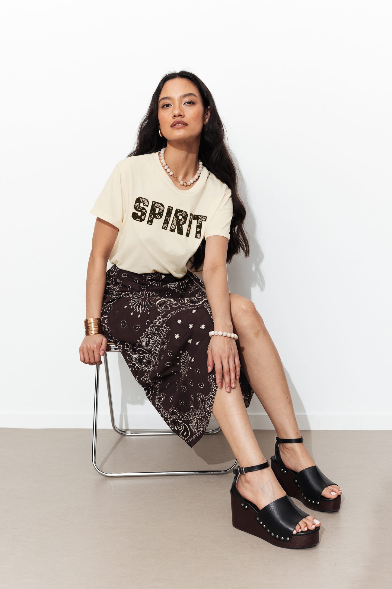 T-shirt à message spirit