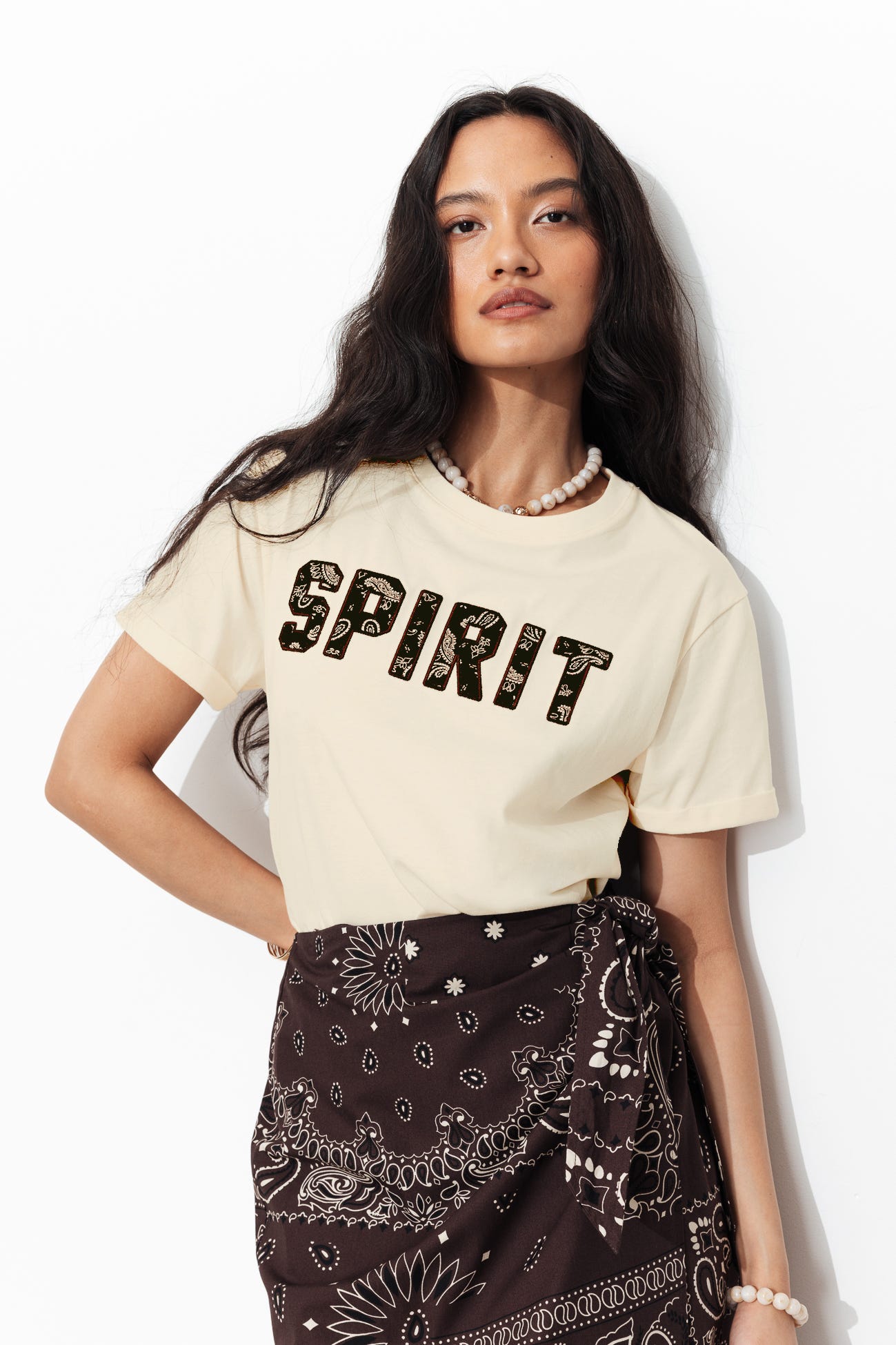 T-shirt à message spirit