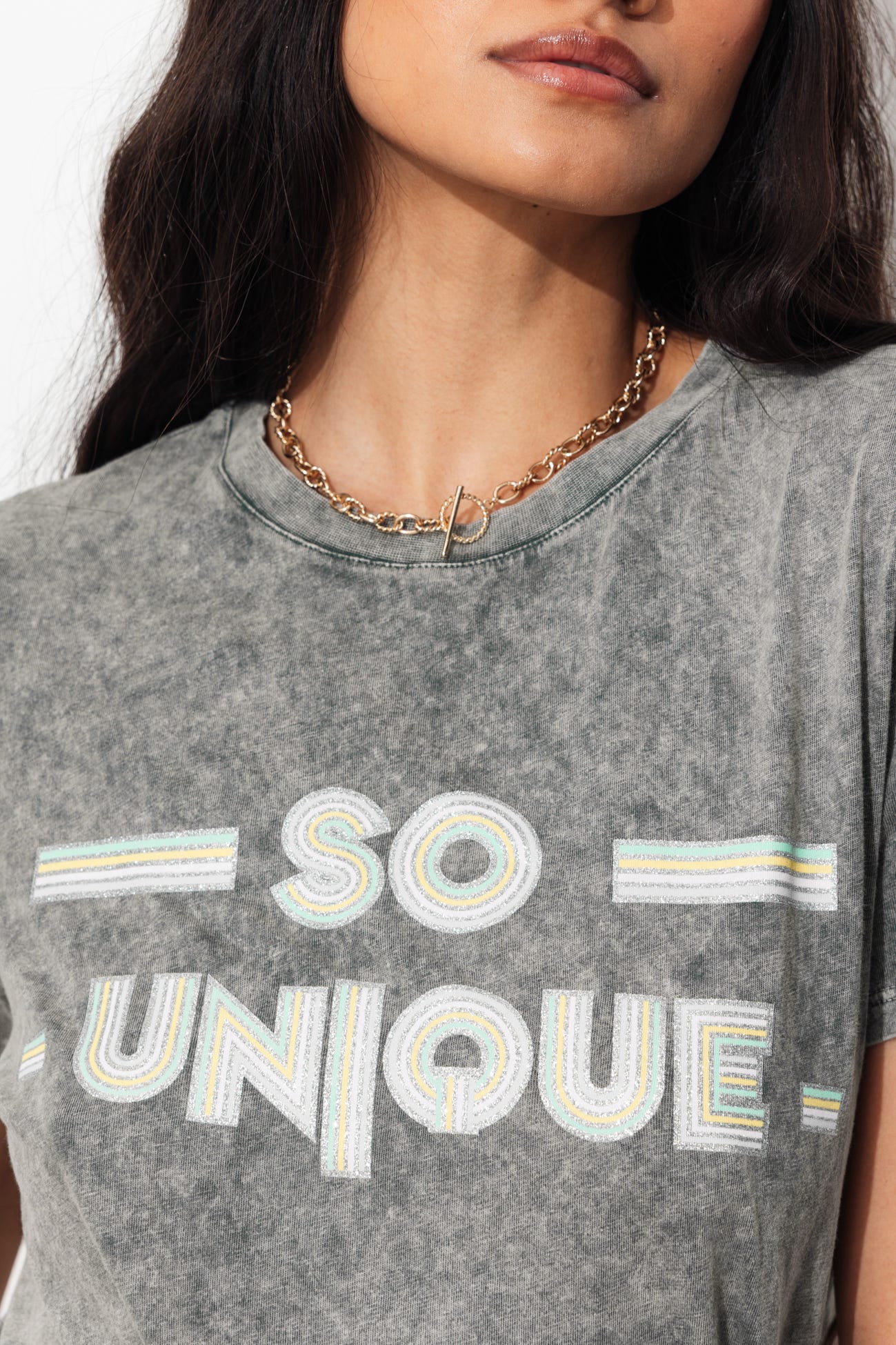 T-shirt à message so unique