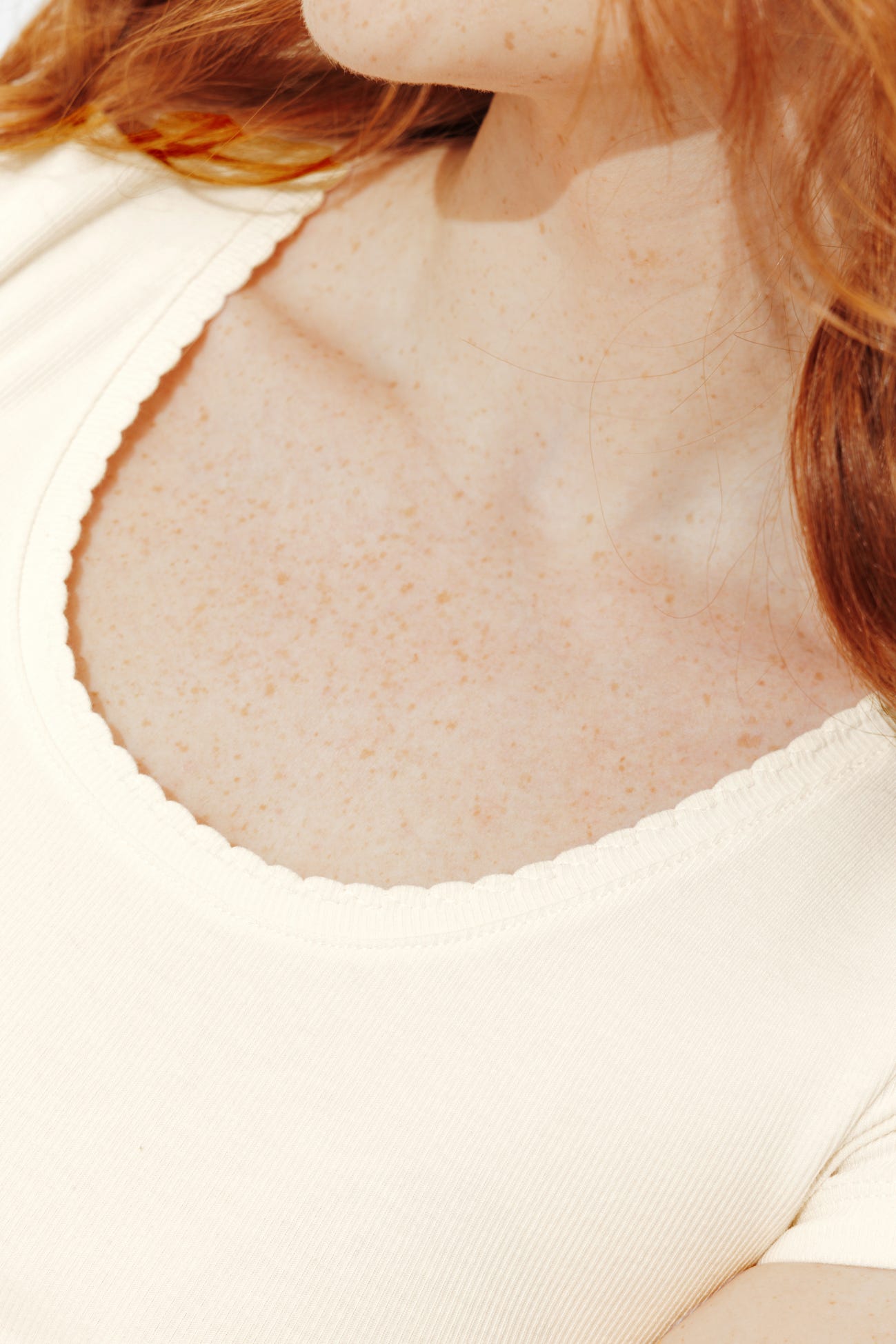 Scoop neckline t-shirt