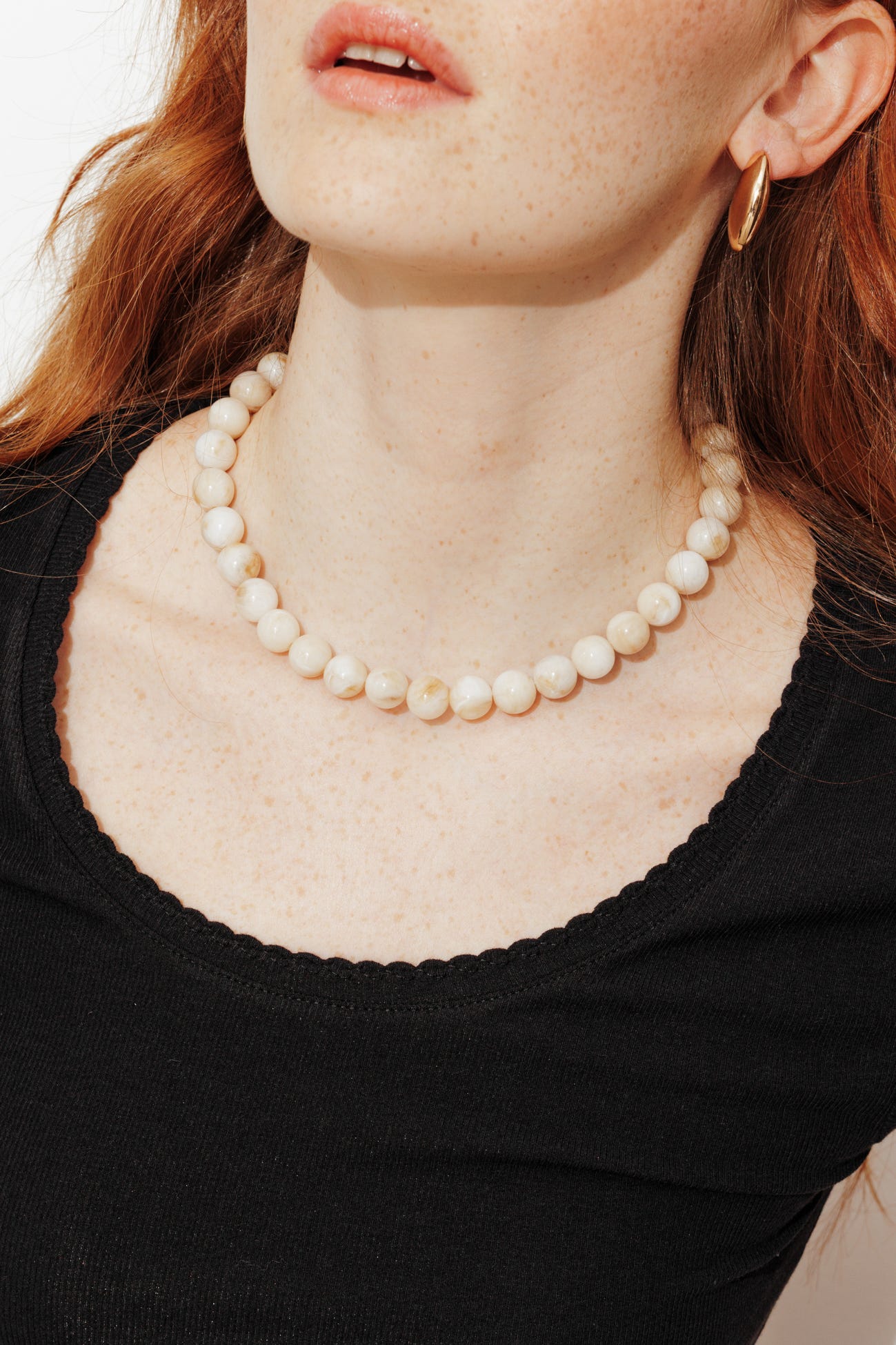 Scoop neckline t-shirt