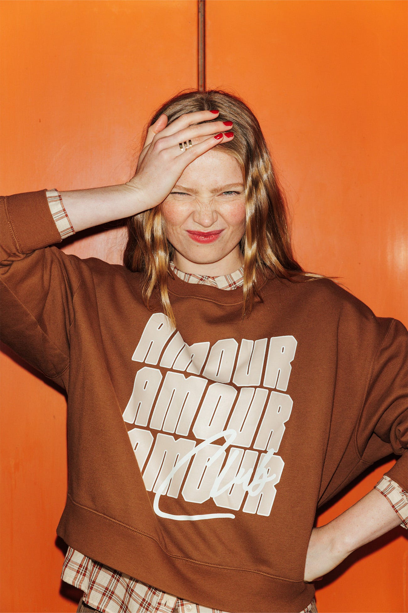 "Amour club" sweatshirt