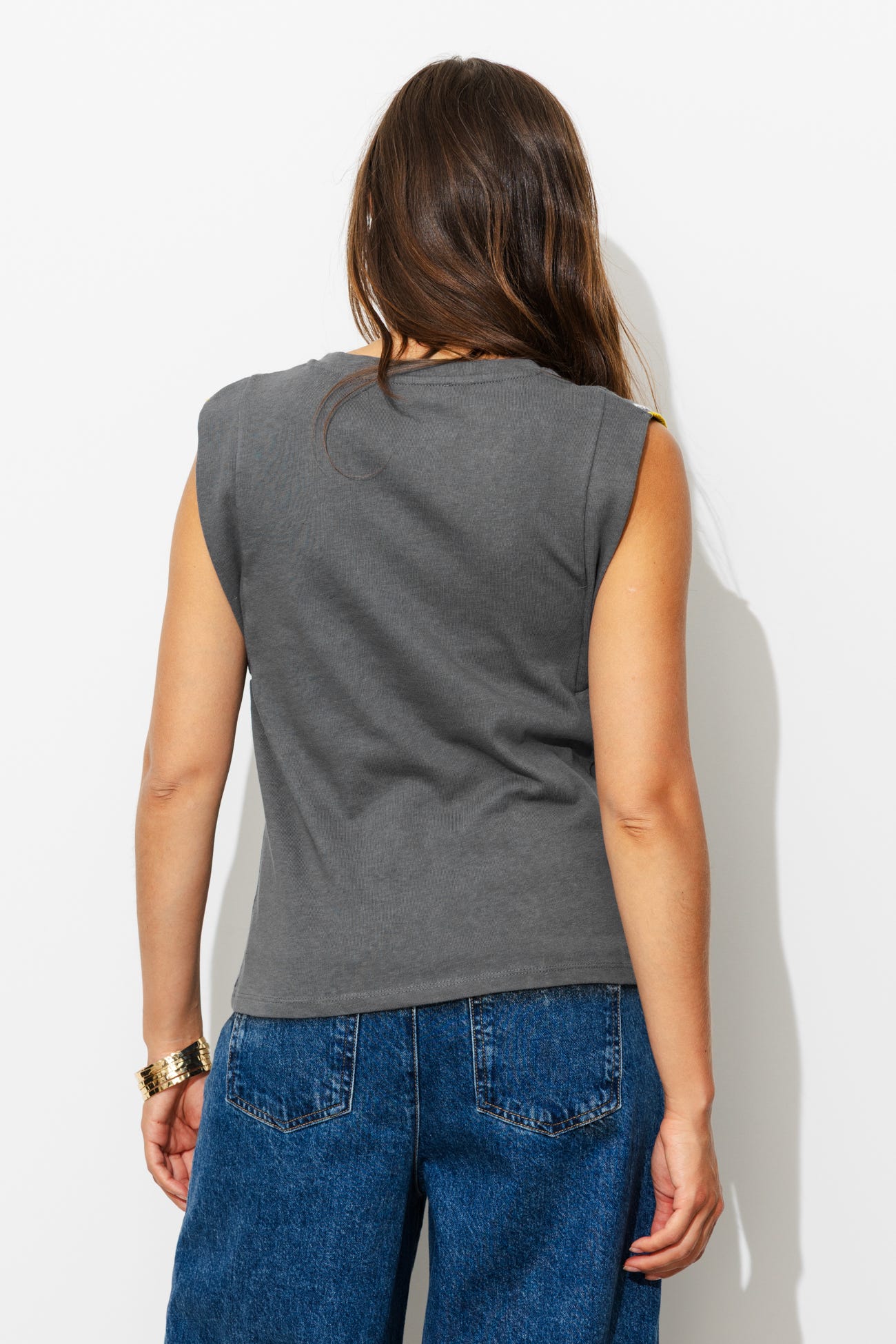 T-shirt en jersey brodé