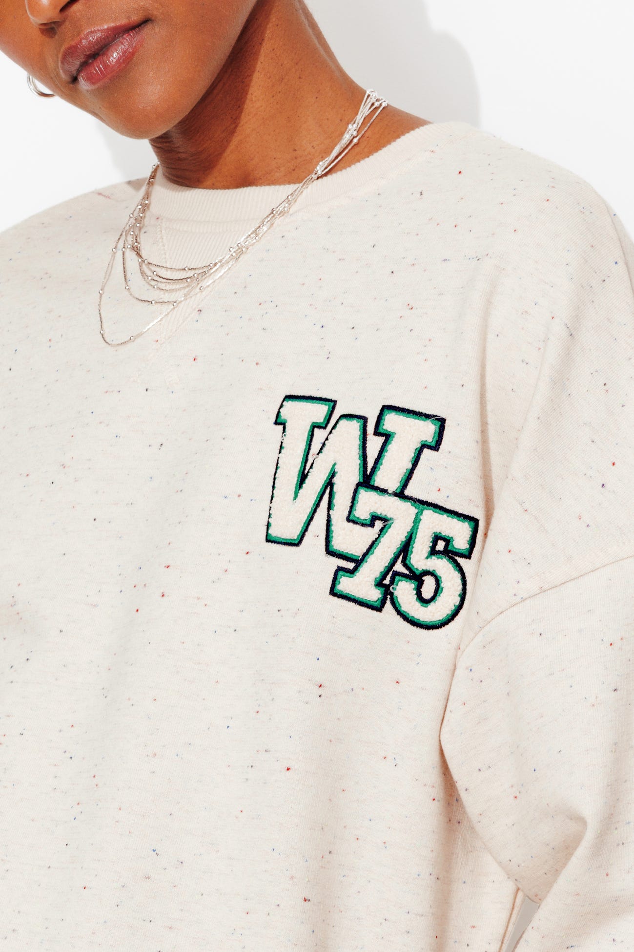 Sweat-shirt moucheté 75